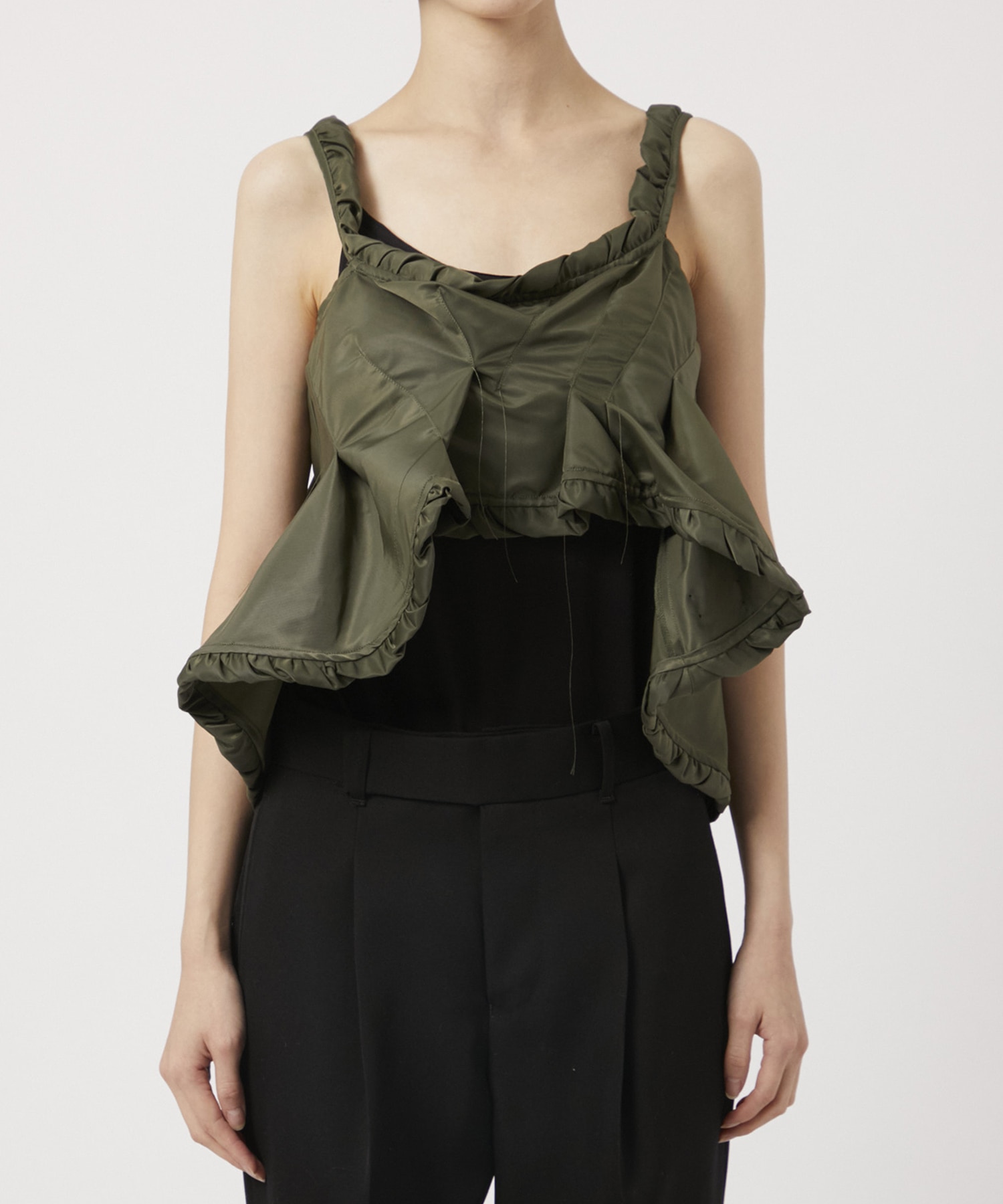 flared MA-1 bustier ODAKHA