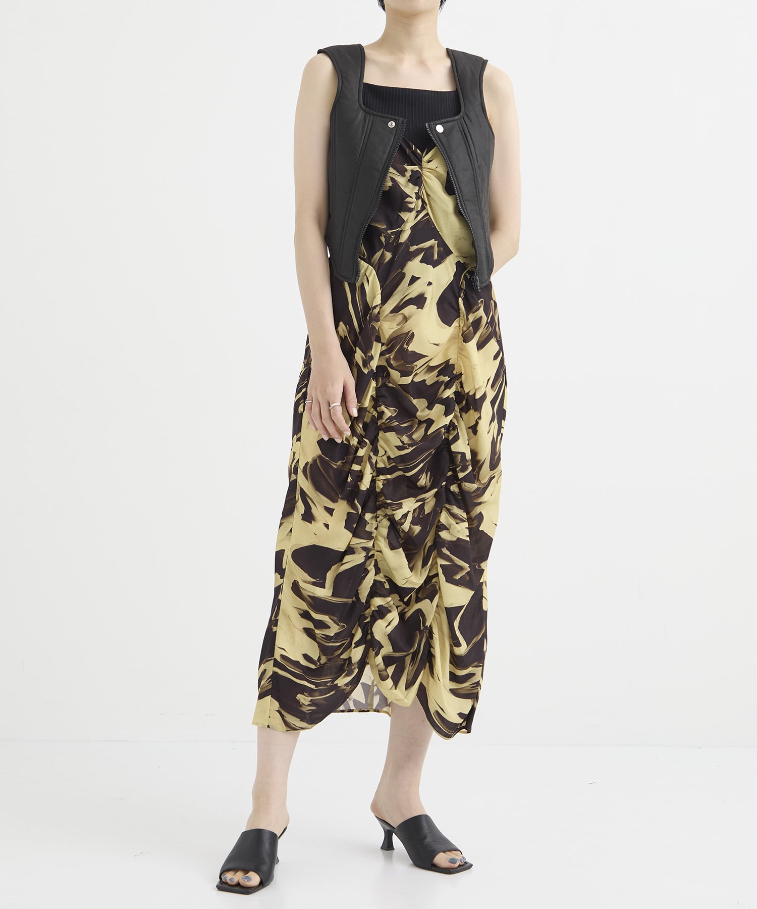 ALL OVER PRINT SLIP DRESS JOHN LAWRENCE SULLIVAN