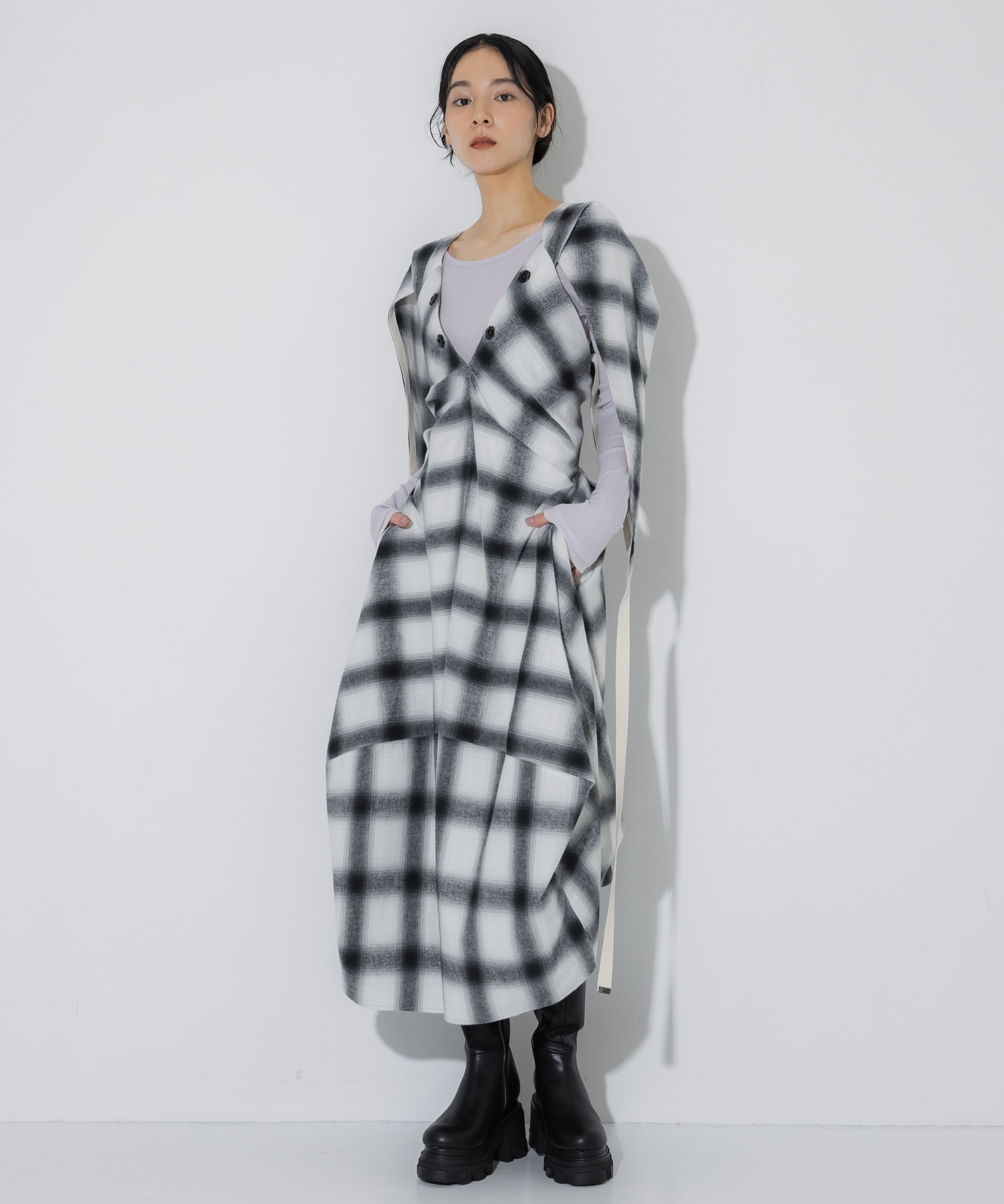 別注 Geometric Cut Dress YOHEI OHNO