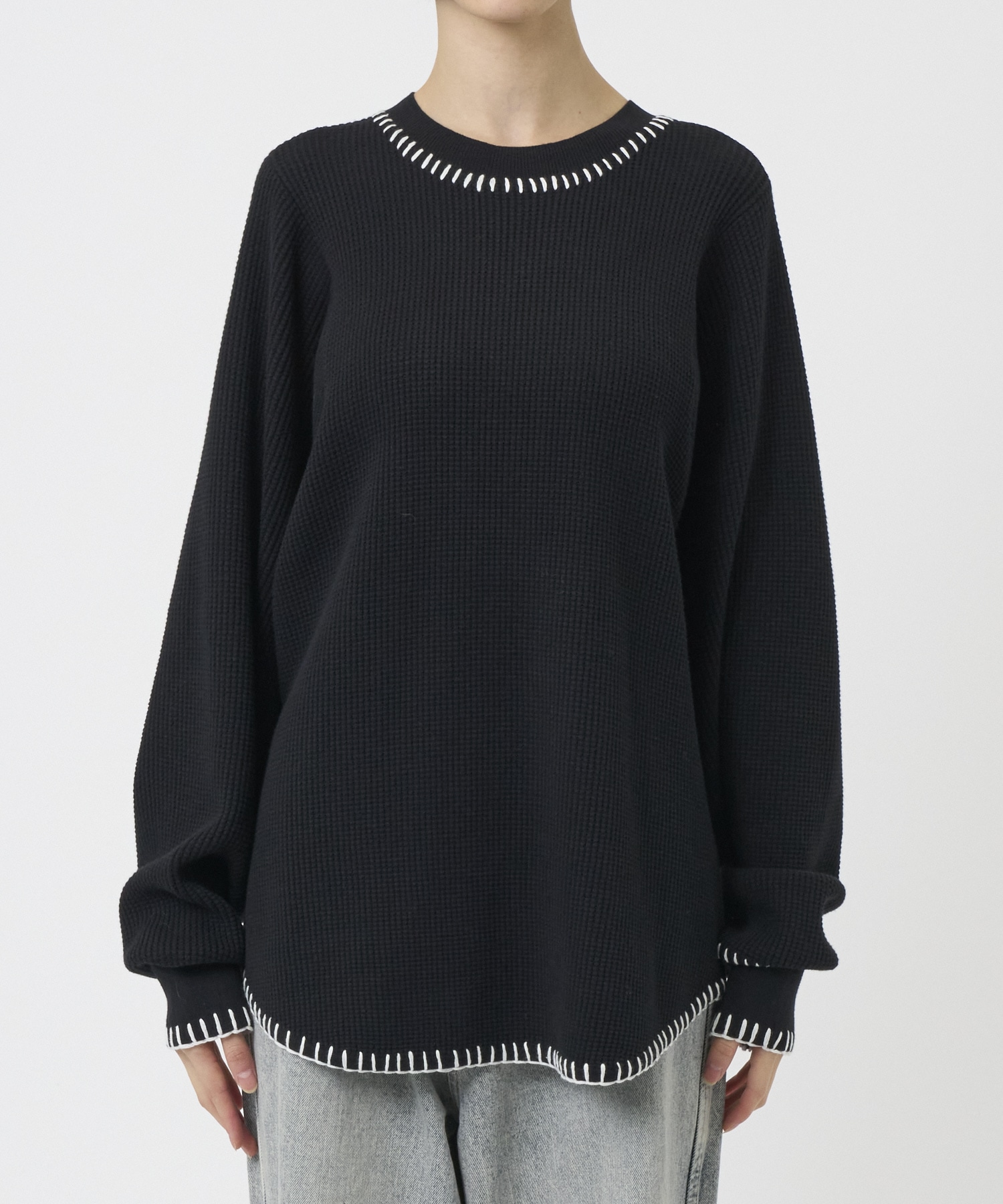 thermal knit pullover soduk