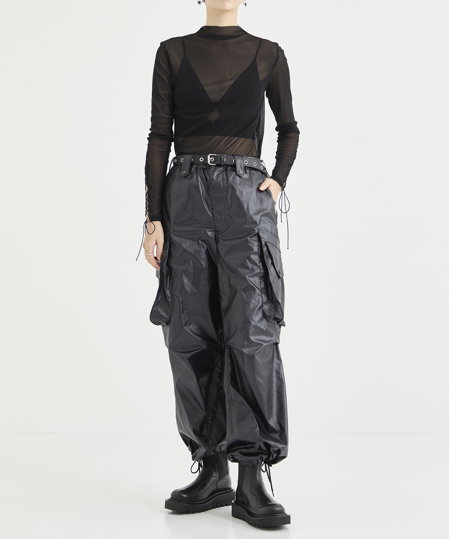 Wax vintage wide cargo pants 08sircus