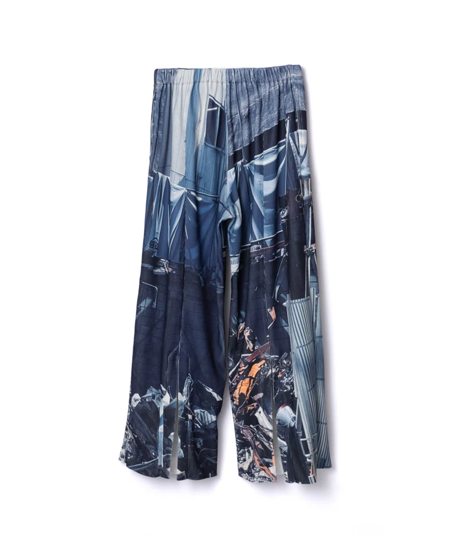 PRINT RIB WIDE PANTS NON TOKYO