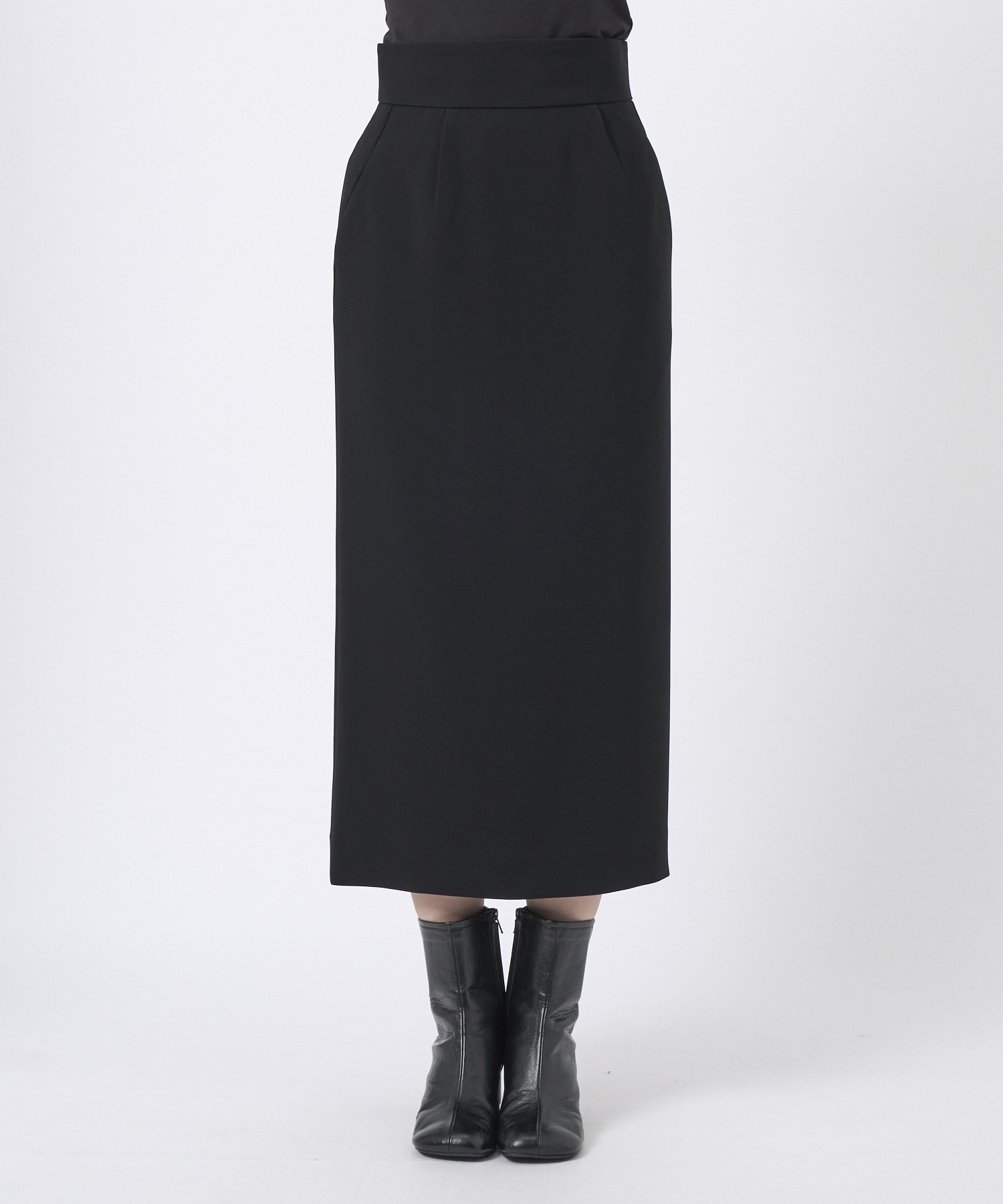 Acetate Polyester I-Line Skirt Mame Kurogouchi