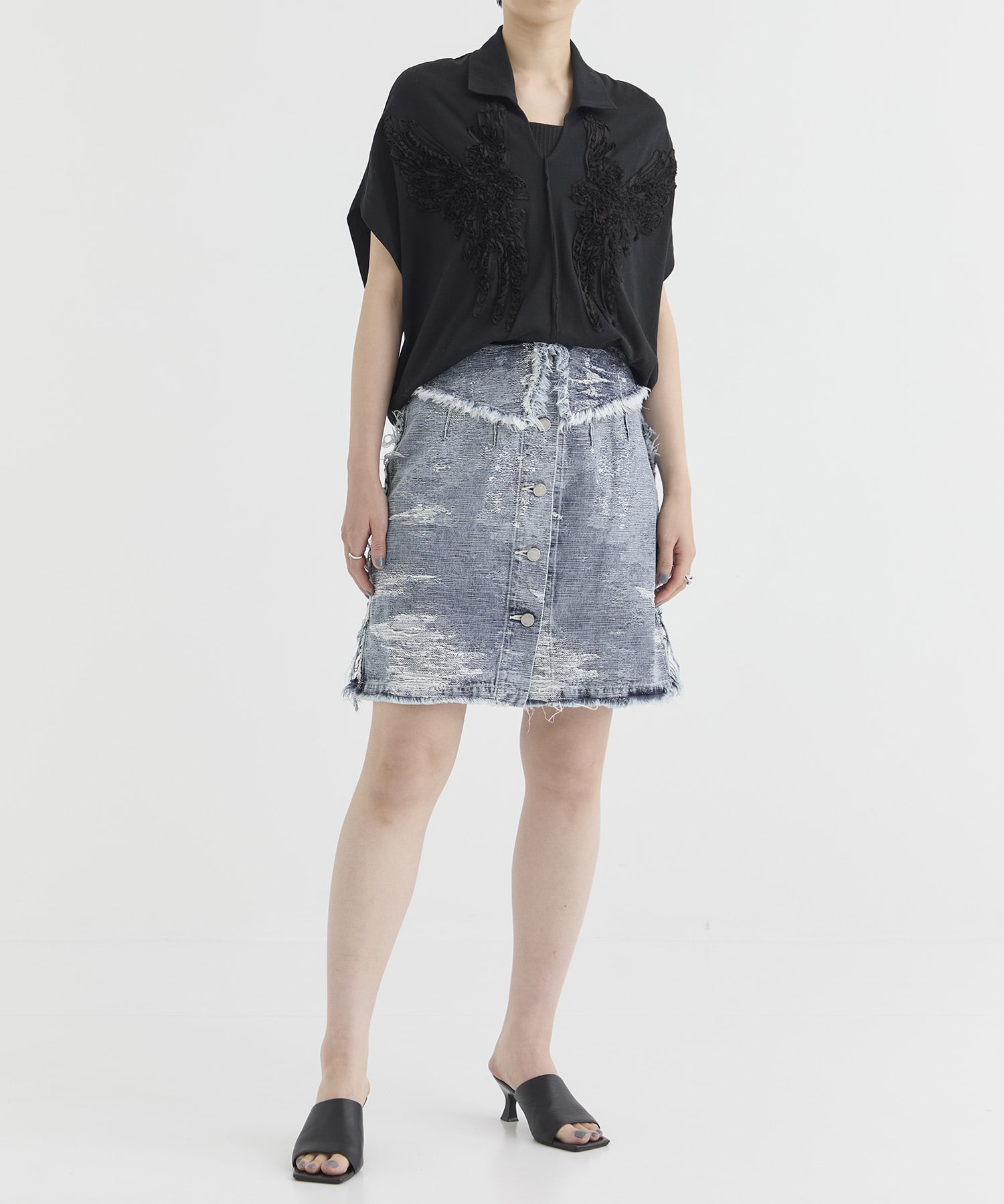 DENIM SKIRT TAAKK