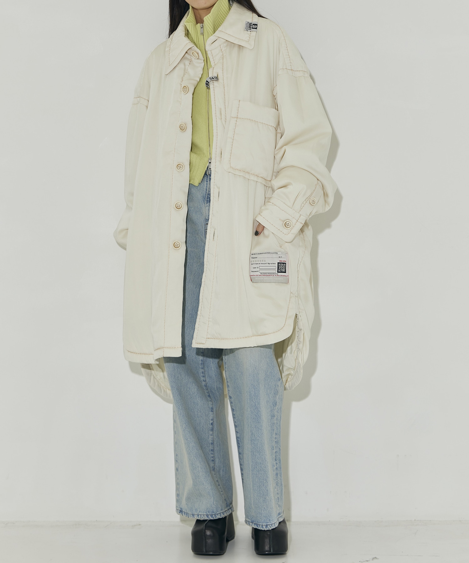 PUFFER HUGE SHIRTS Maison MIHARA YASUHIRO