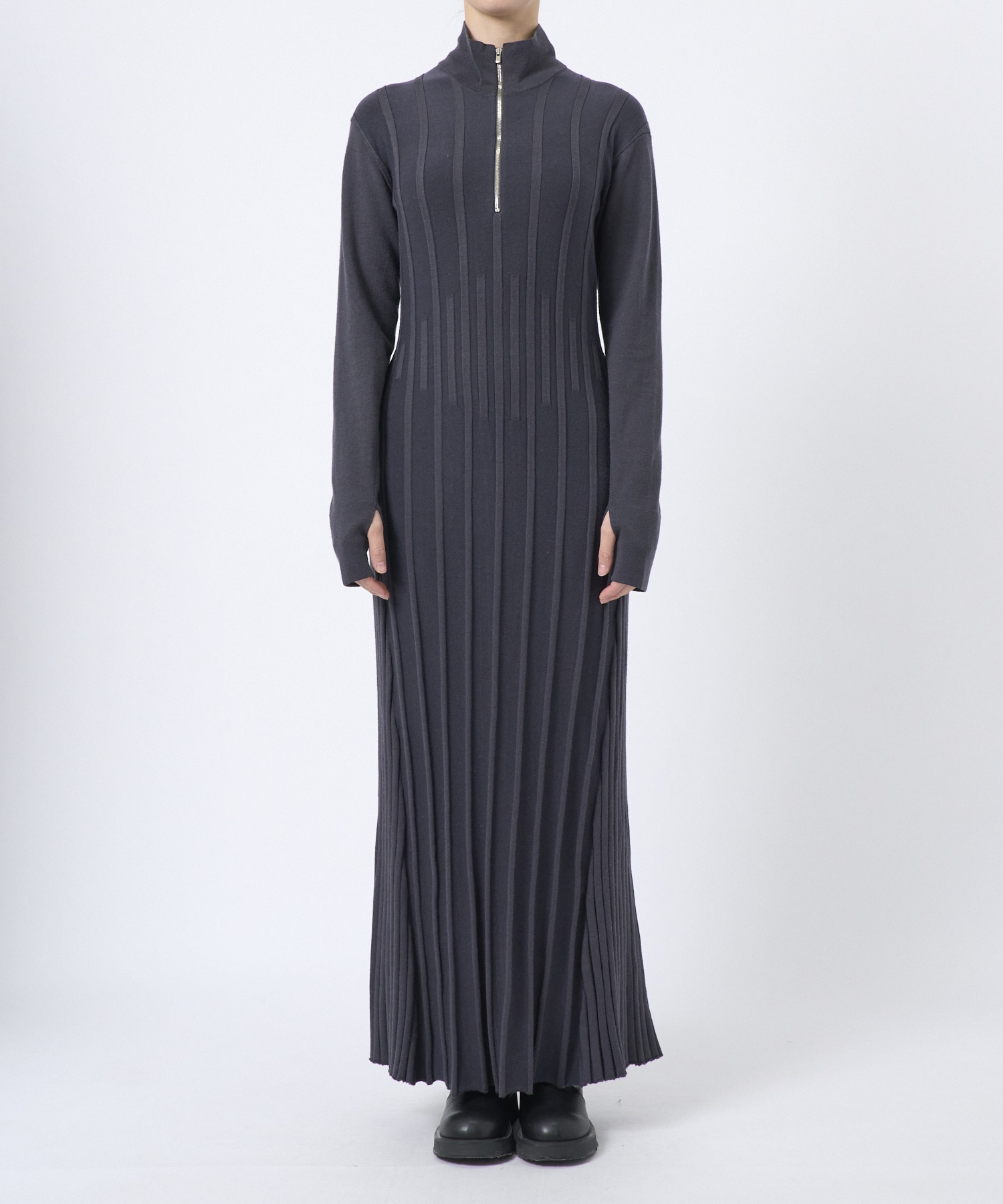 別注 ZIP KNIT DRESS CINOH