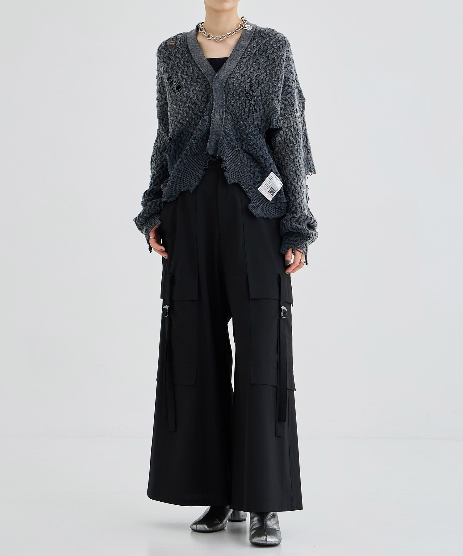 SUNFADED KNIT CARDIGAN Maison MIHARA YASUHIRO