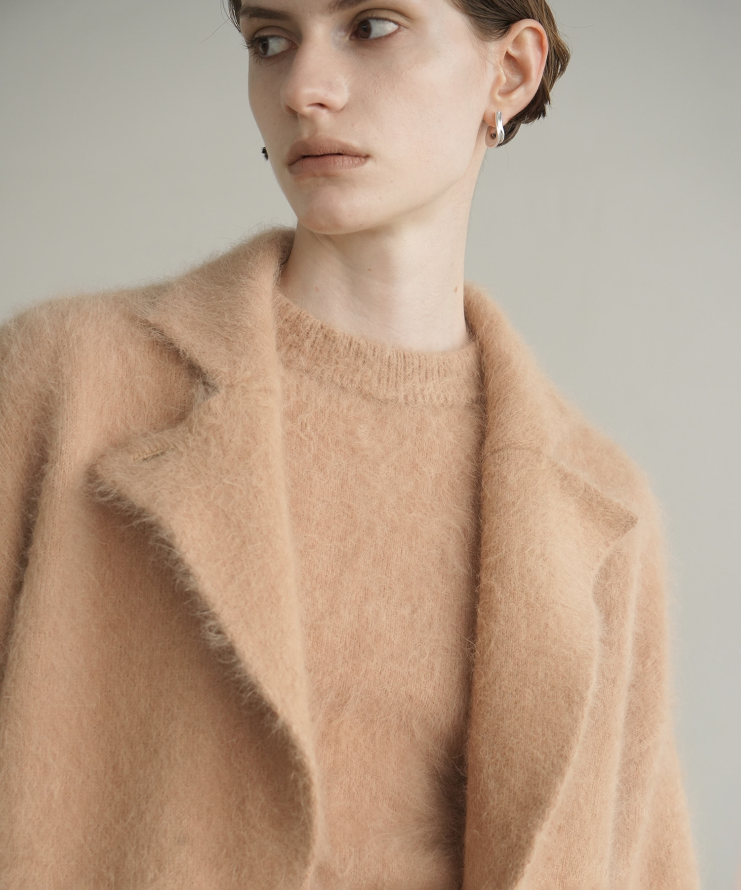 ANGOLA TAILORED KNIT JACKET CLANE