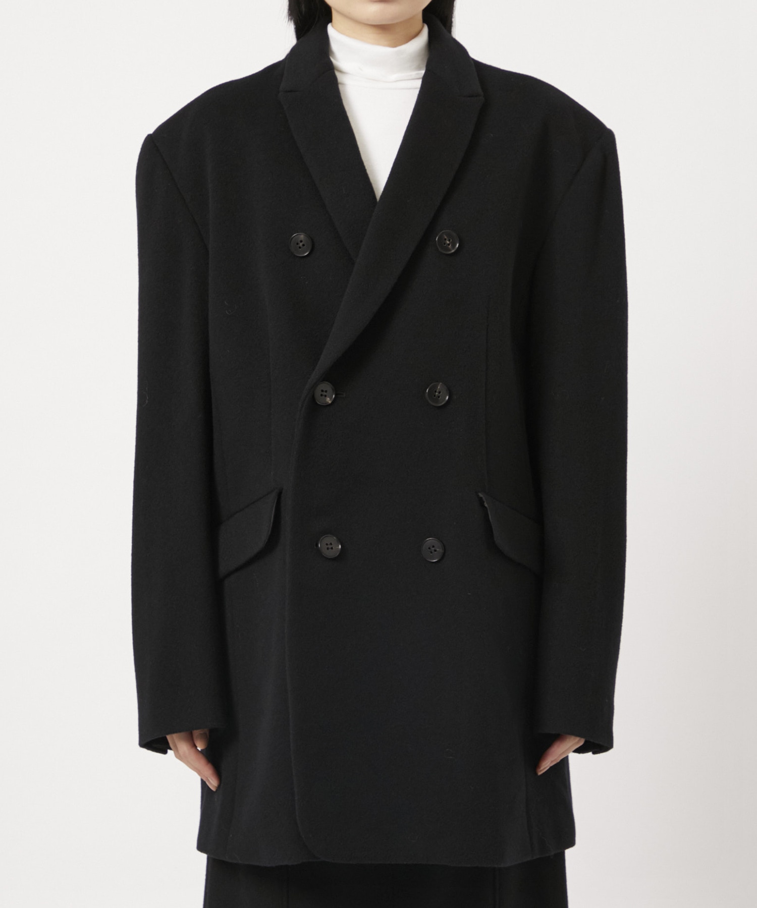 RECYCLED WOOL DOUBLE COAT KAYLE