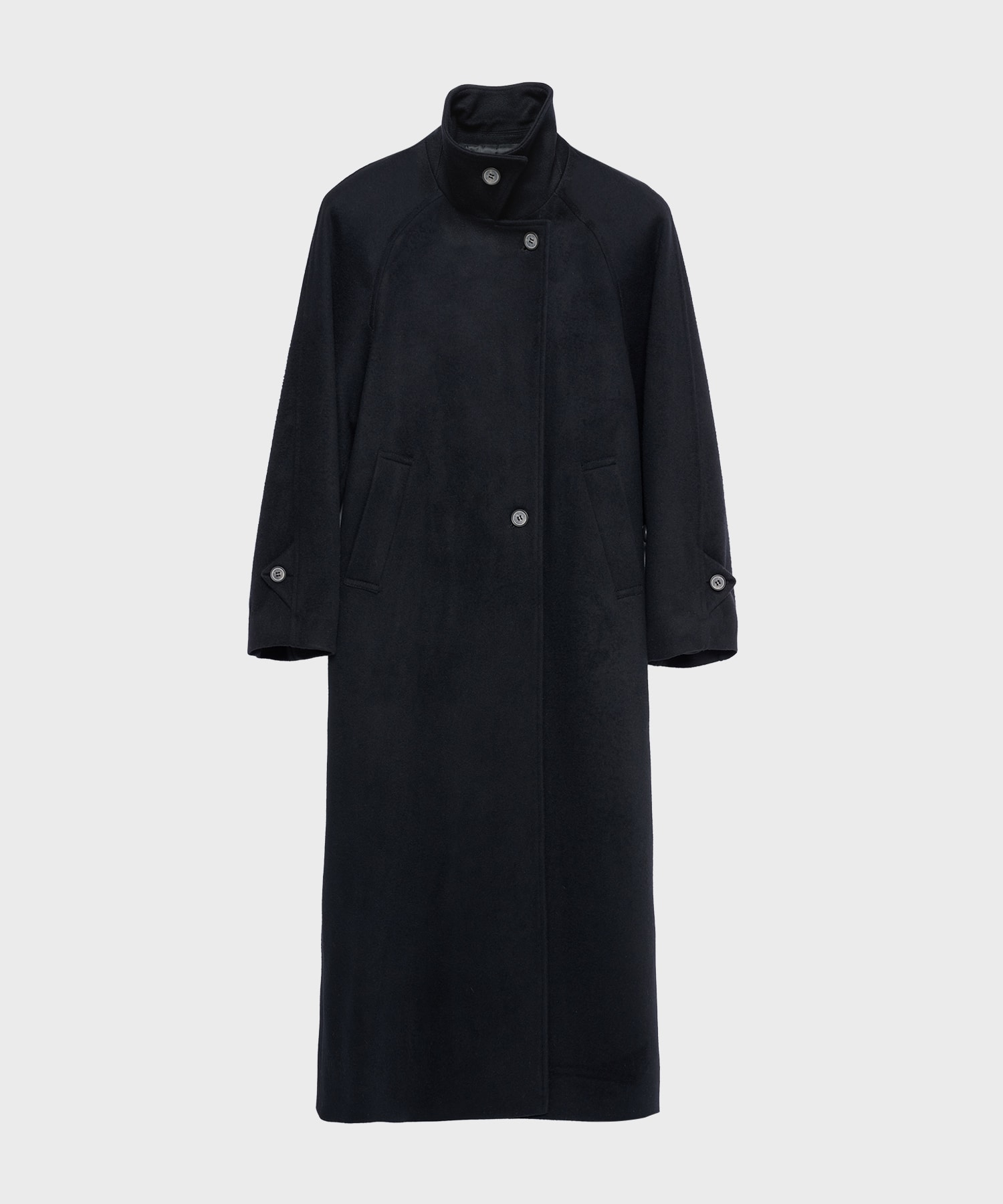 Stand Collar Wool Coat STUDIOUS