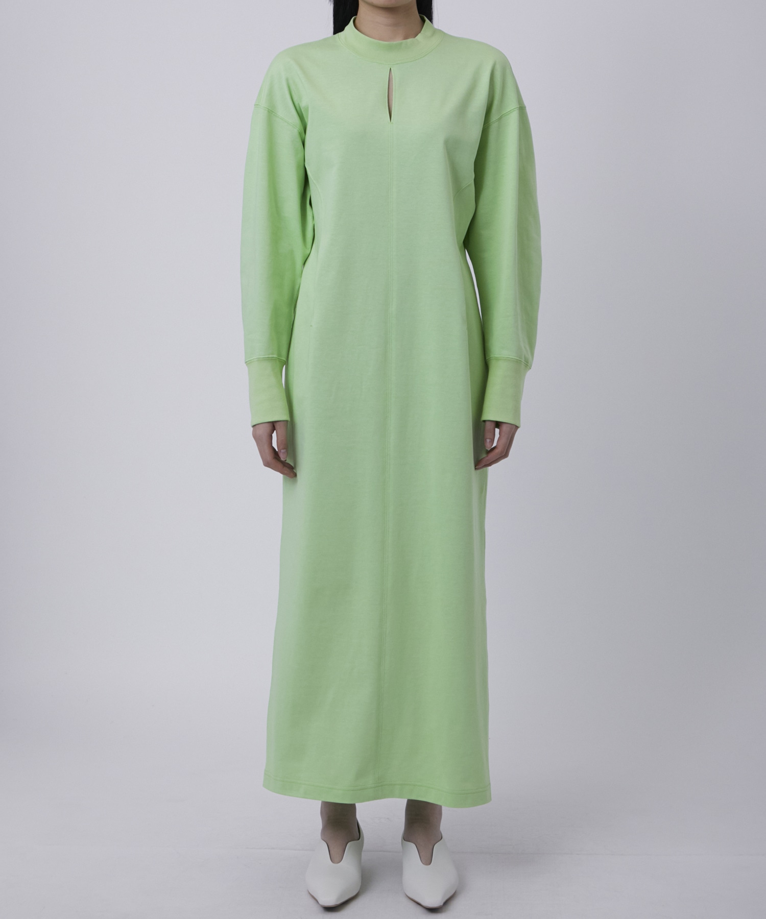 Cotton Jersey I-Line Dress Mame Kurogouchi