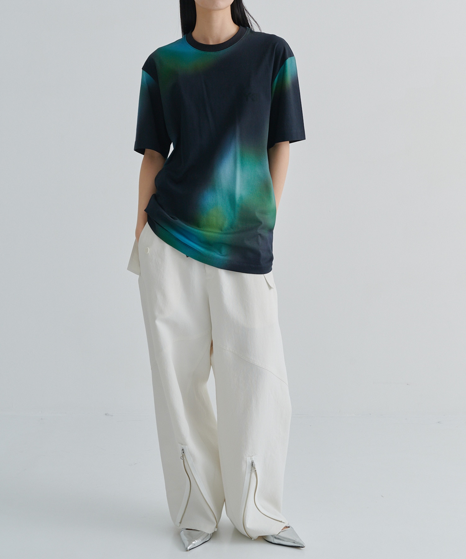 Y3-S25-0000-131/AOP SKIRT/MULTICOLOR Y-3