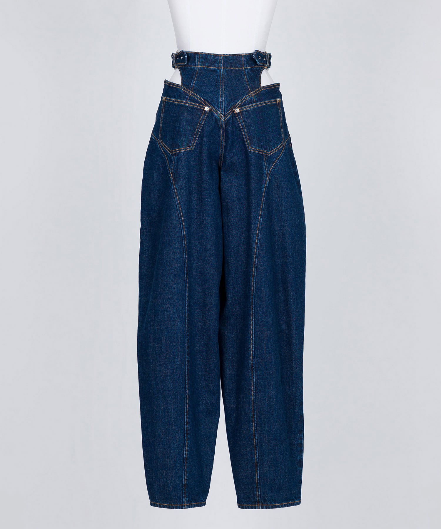 ORGANIC COTTON HIGH-WAIST JEANS FETICO