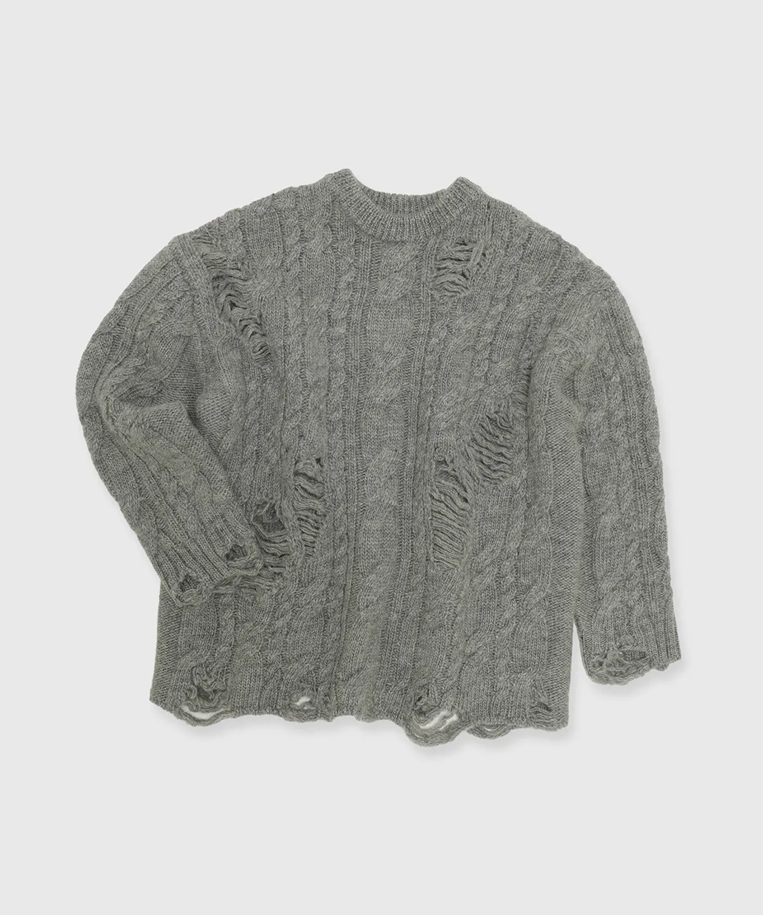 DAMAGE CABLE KNIT JOSEMOON