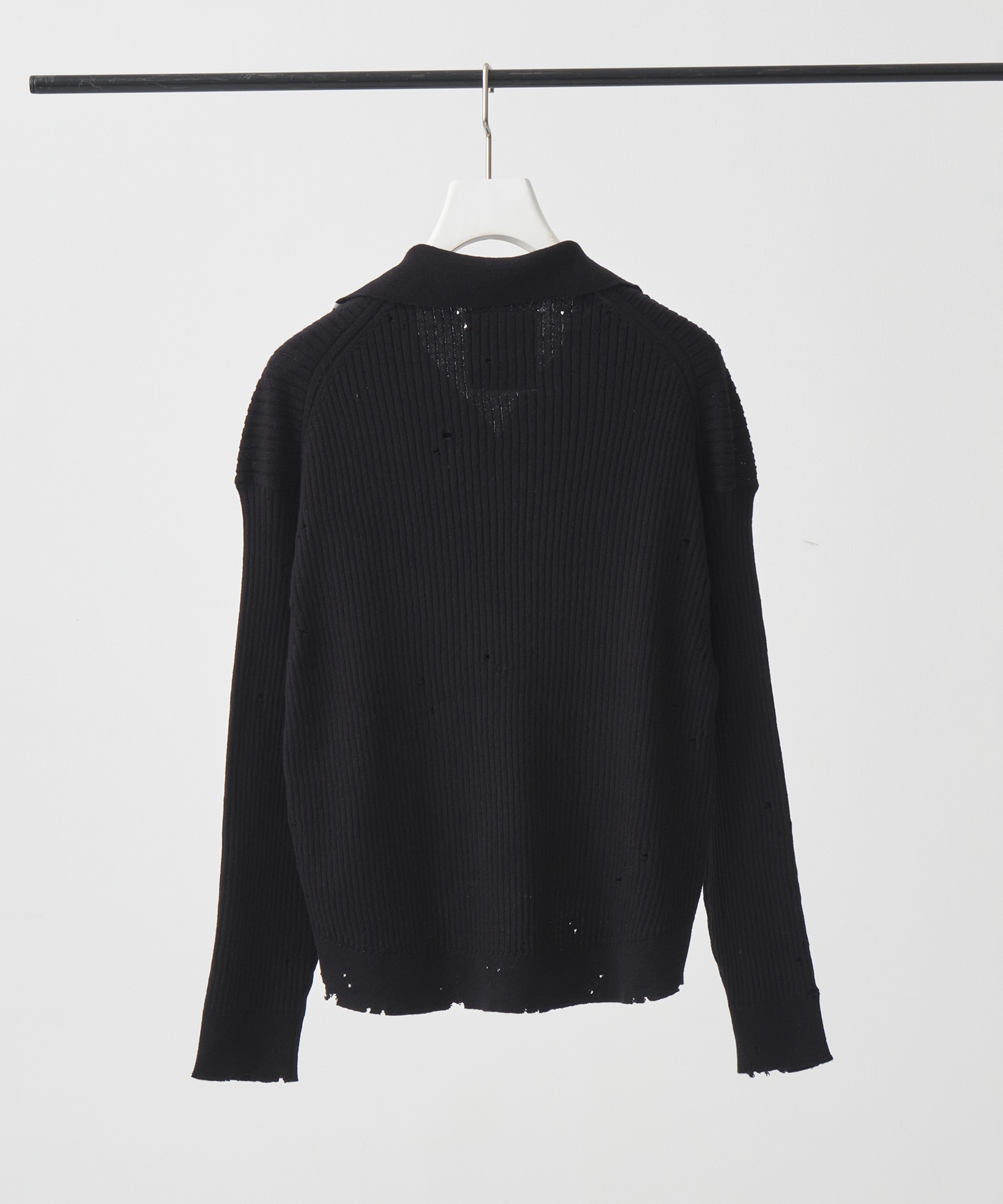DISTRESSED KNIT PULLOVER Maison MIHARA YASUHIRO