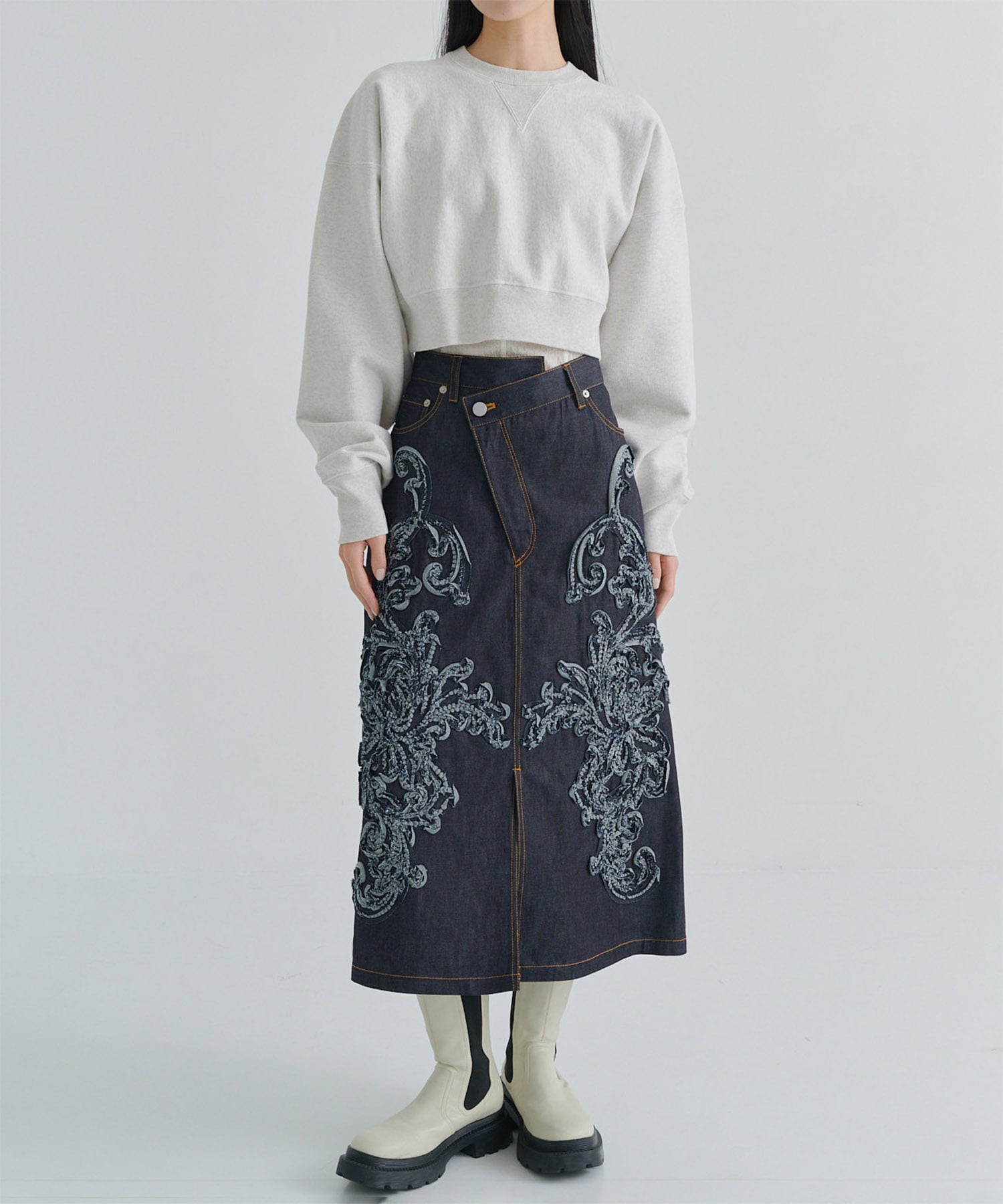 DENIM SKIRT TAAKK