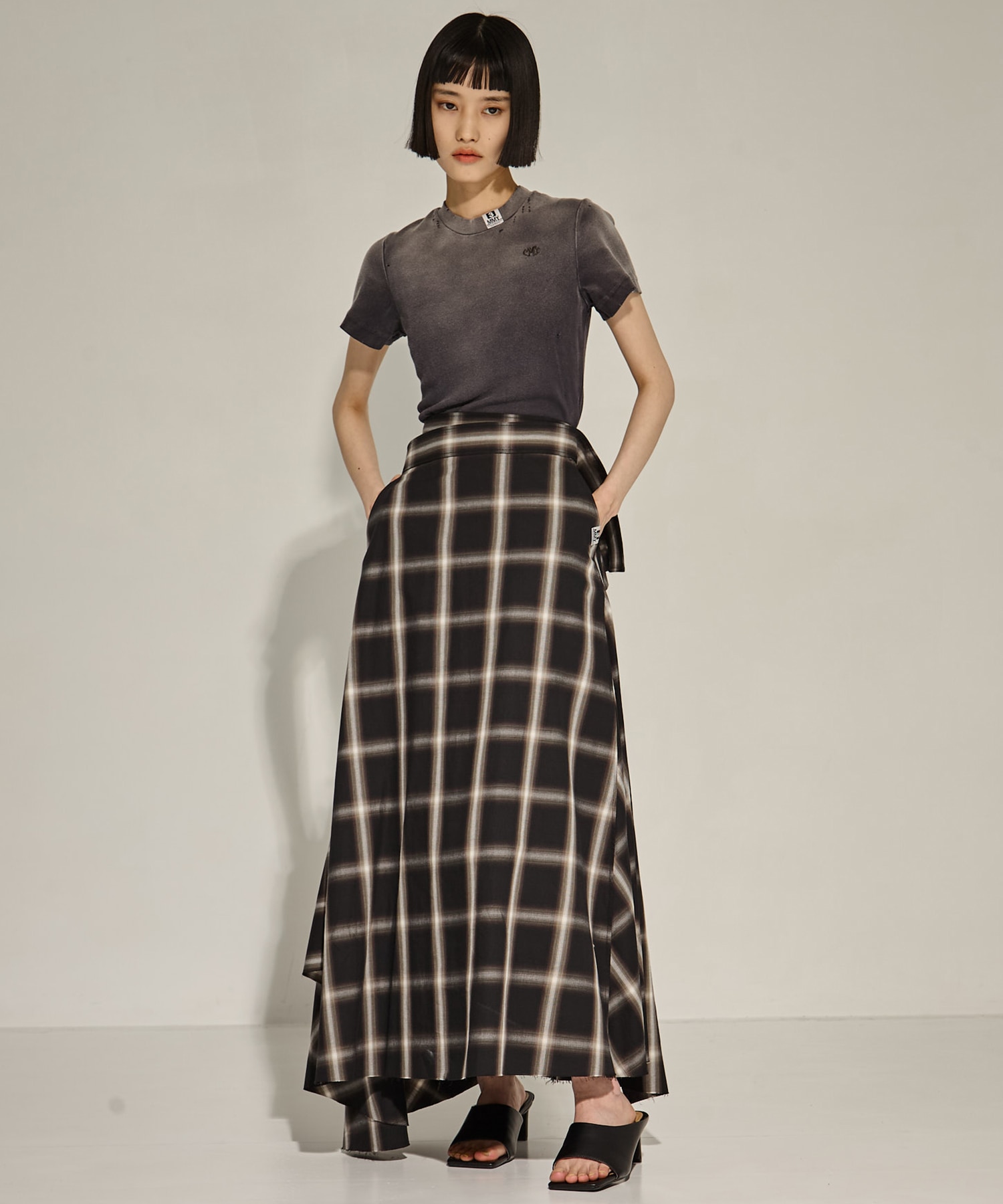 別注　レイヤードスカート Maison MIHARA YASUHIRO