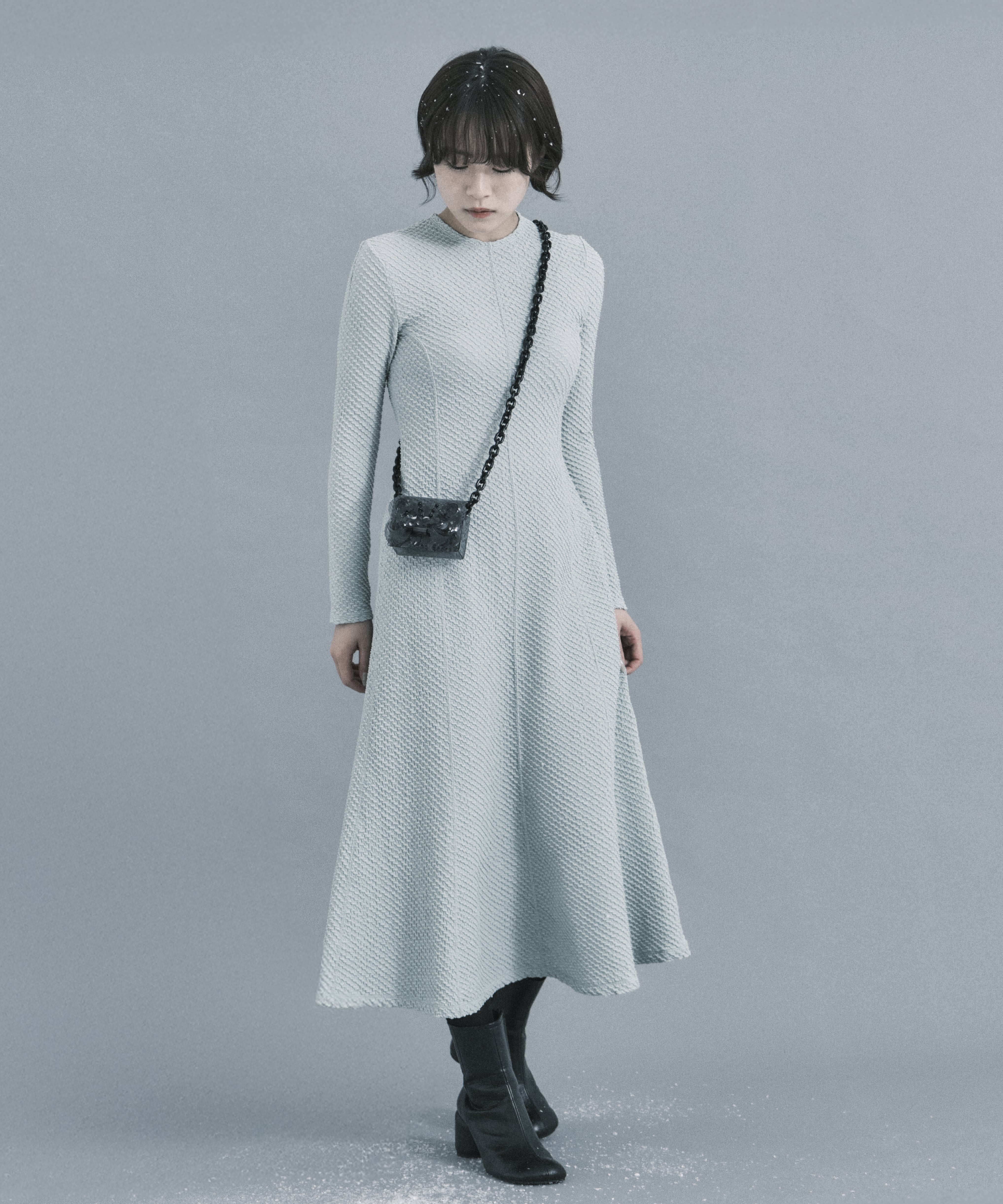 Transparent Sculptural Micro Chain Bag Mame Kurogouchi