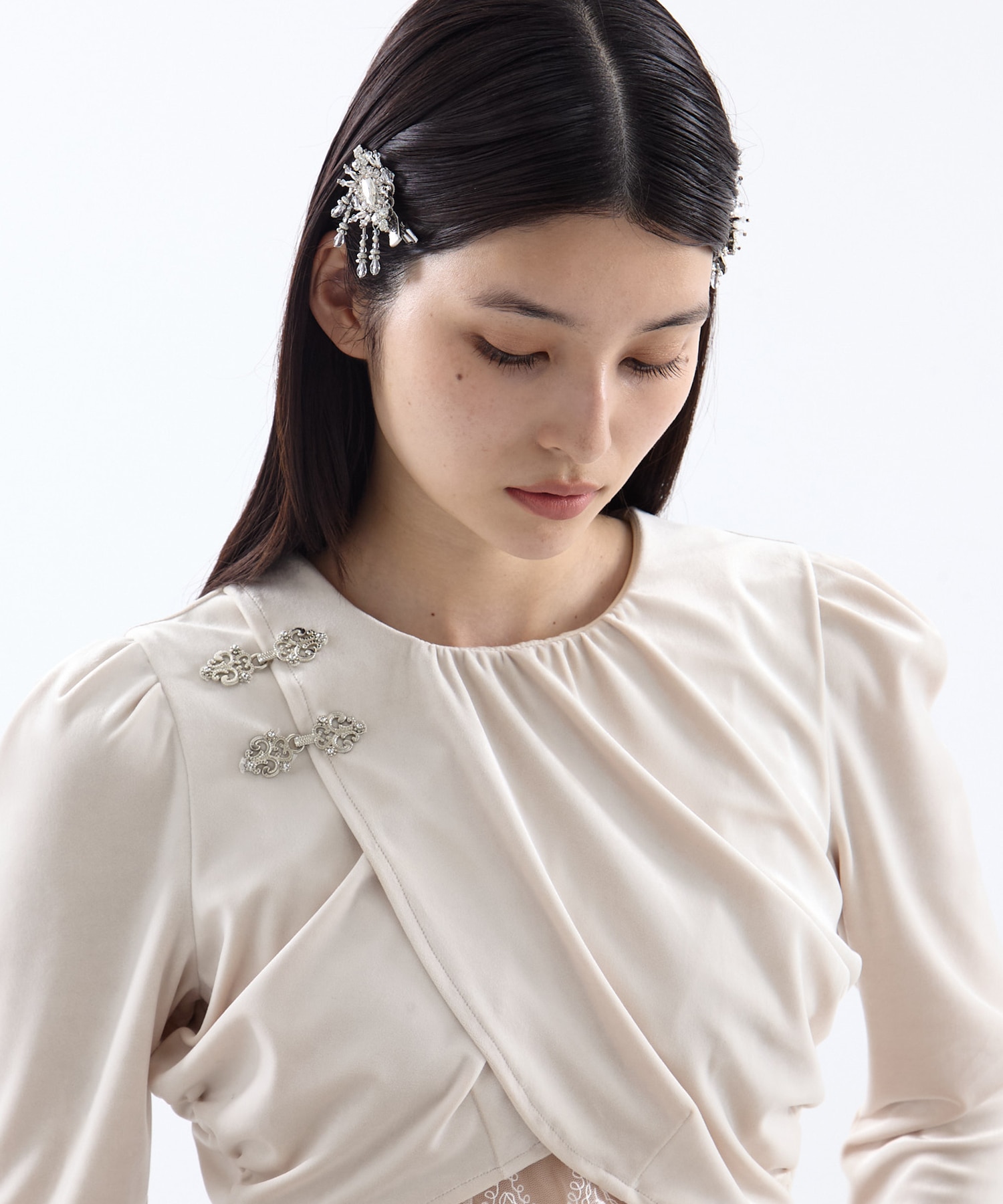 crystal hair clip right tanakadaisuke