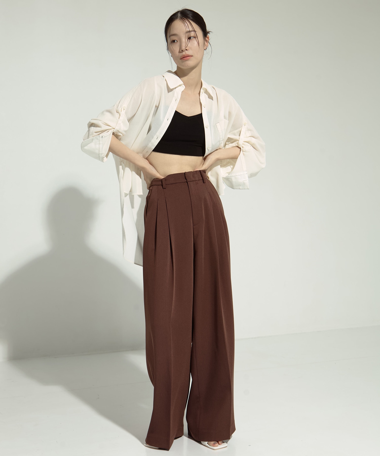 Matte Sheer Over Shirt STUDIOUS