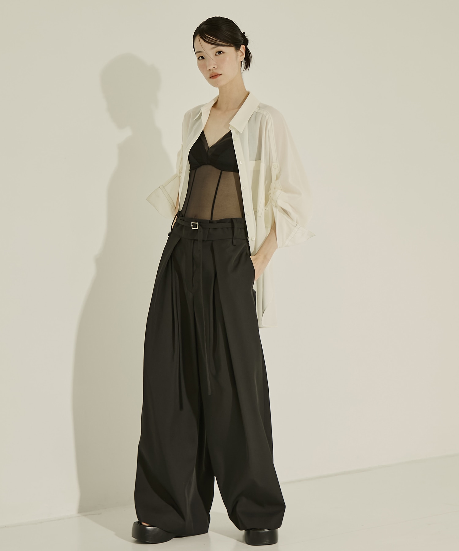 Matte Sheer Over Shirt STUDIOUS