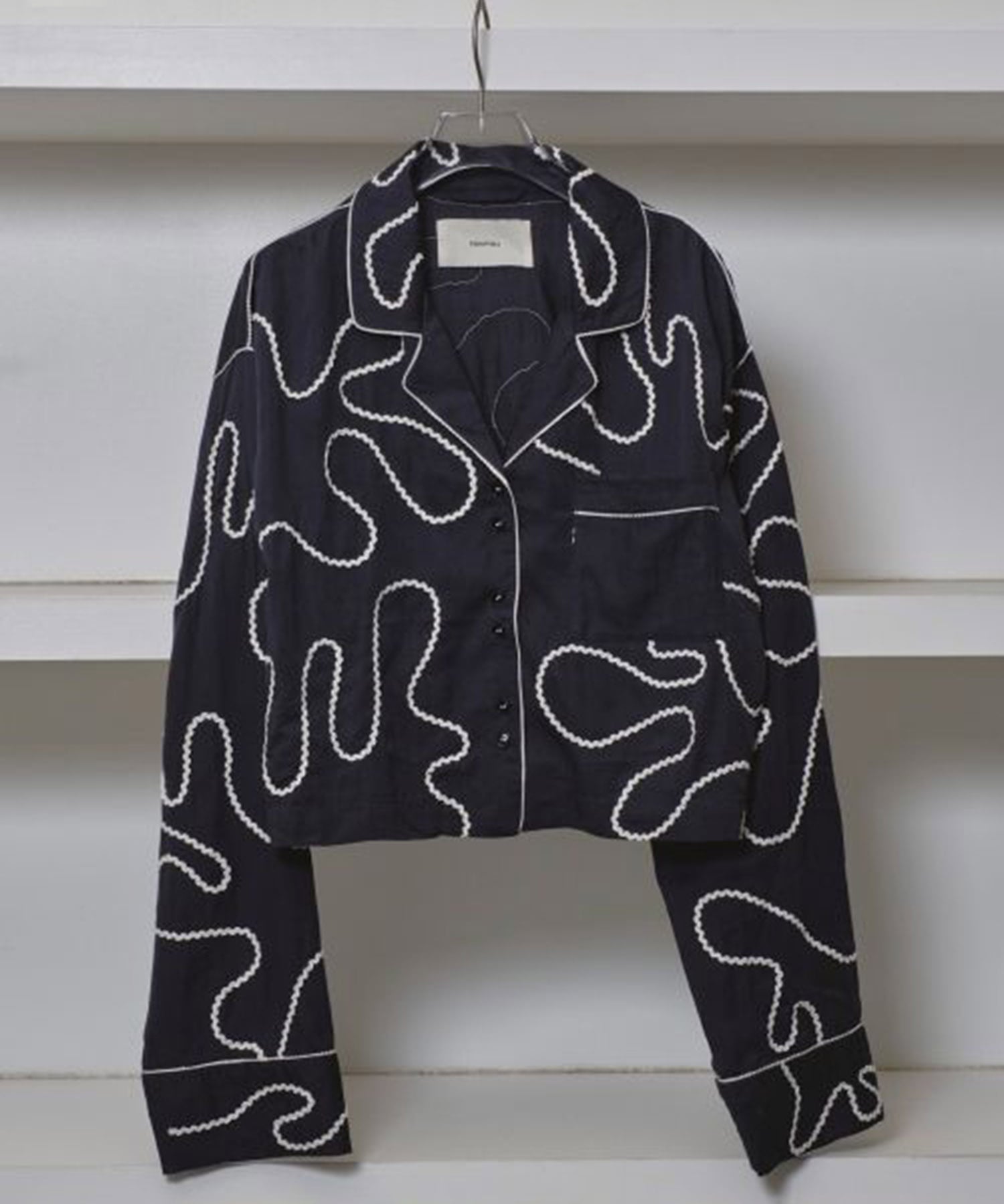 Embroidery Pajamas Shirts TODAYFUL