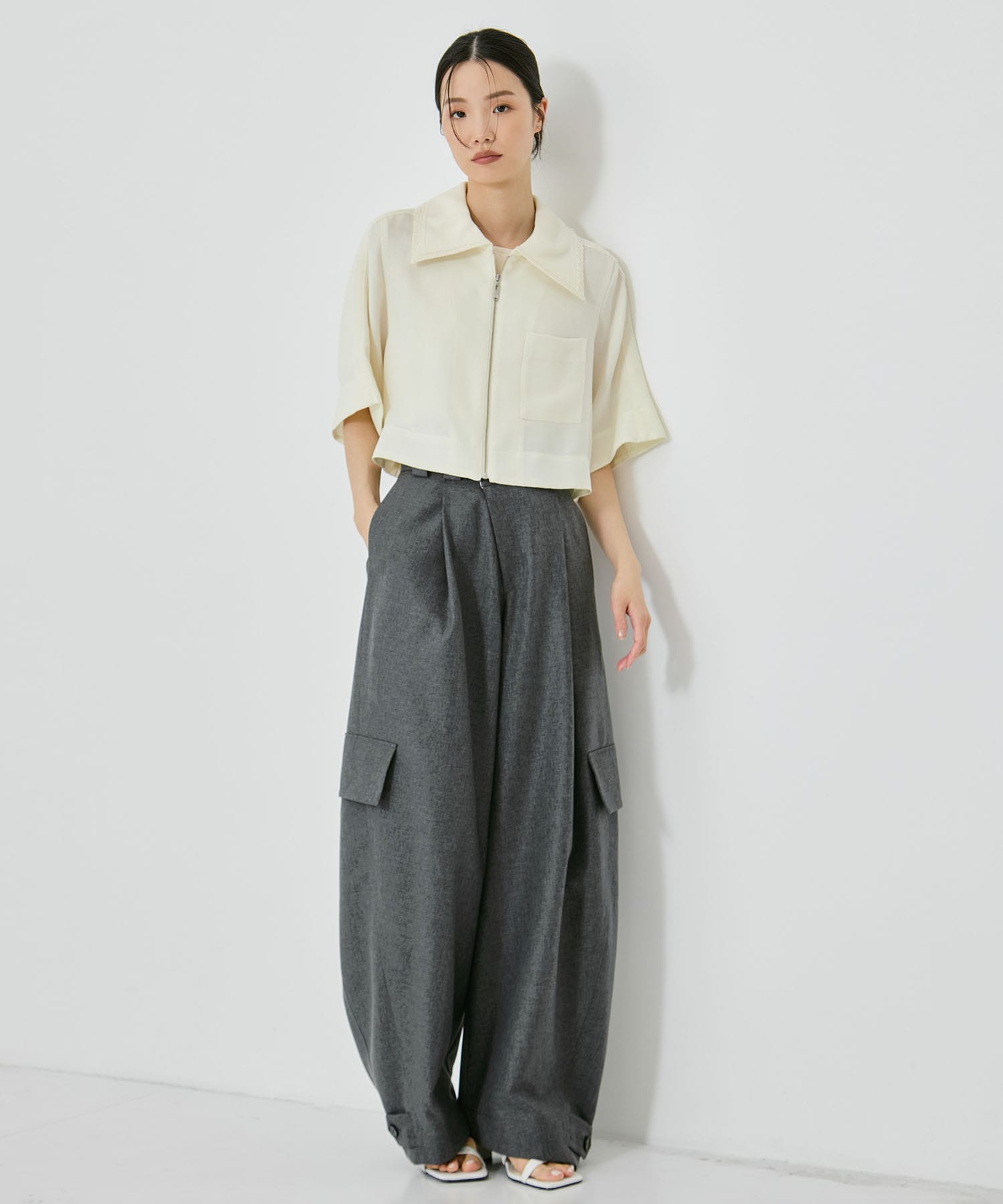 Half Sleeve Mesh Shirt STUDIOUS