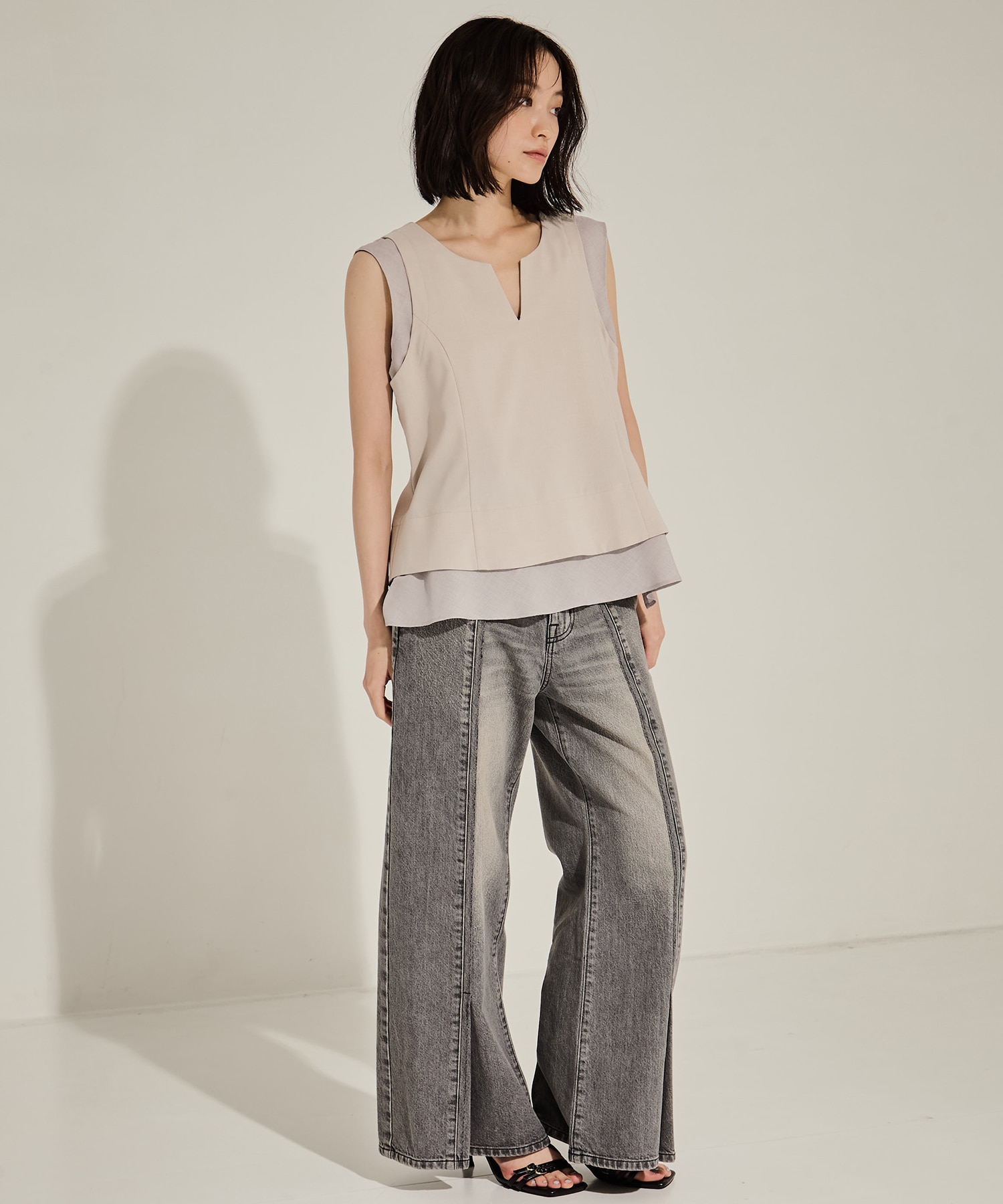 Sheer Layered Blouse STUDIOUS