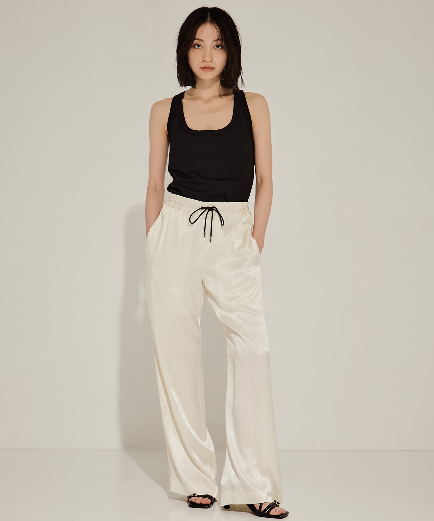 SATIN RELAX PANTS CINOH