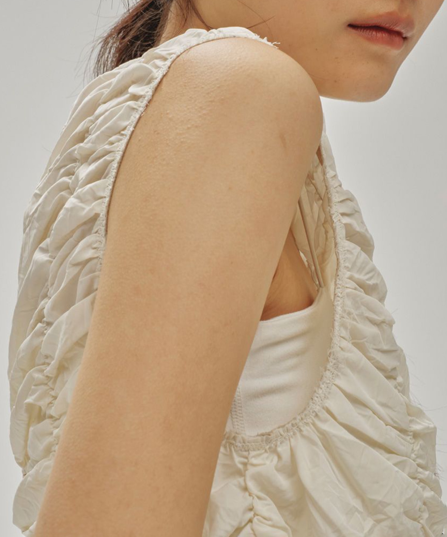 Piping Shirring Blouse TODAYFUL