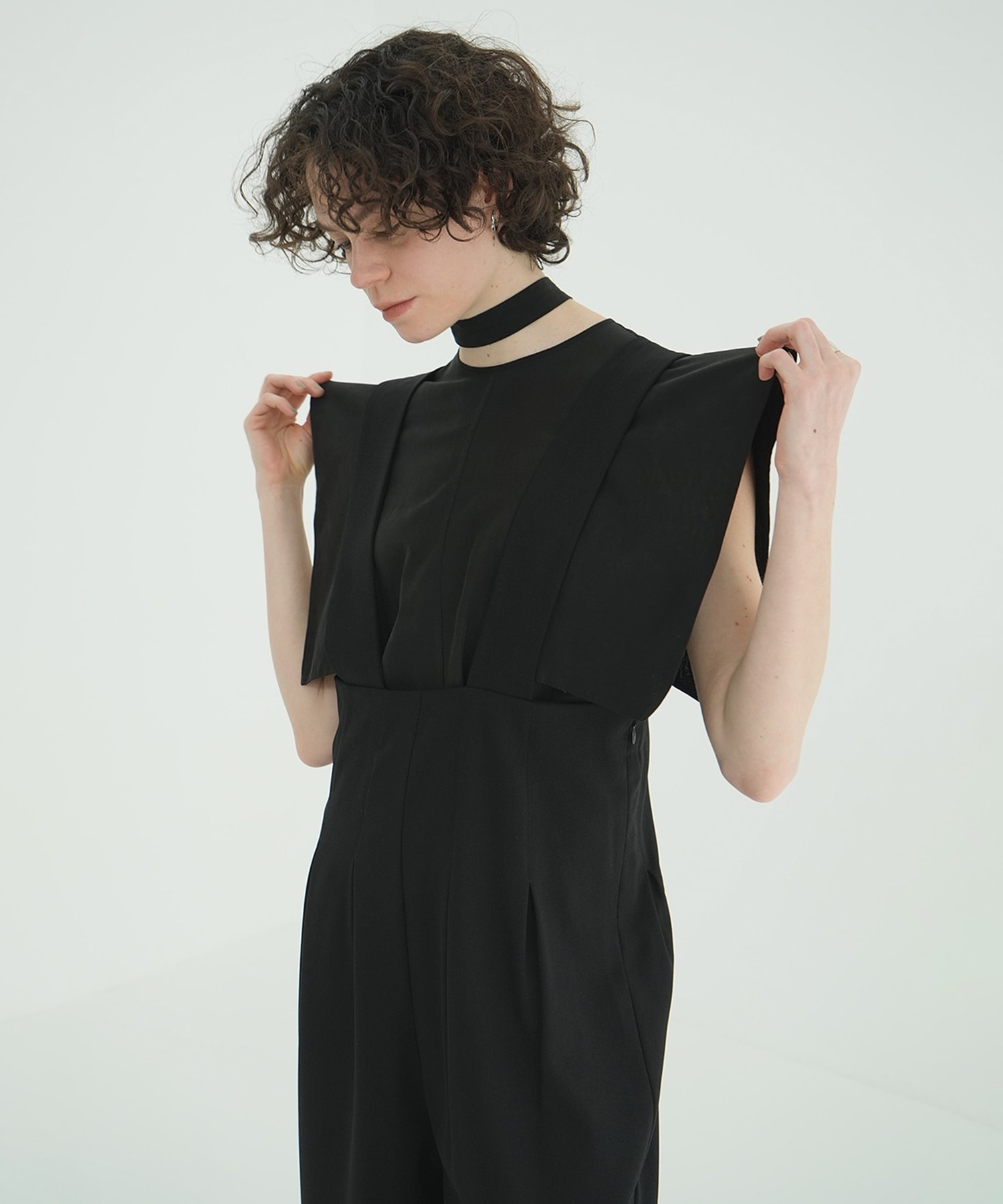 SQUARE SLEEVE BLOUSE CLANE
