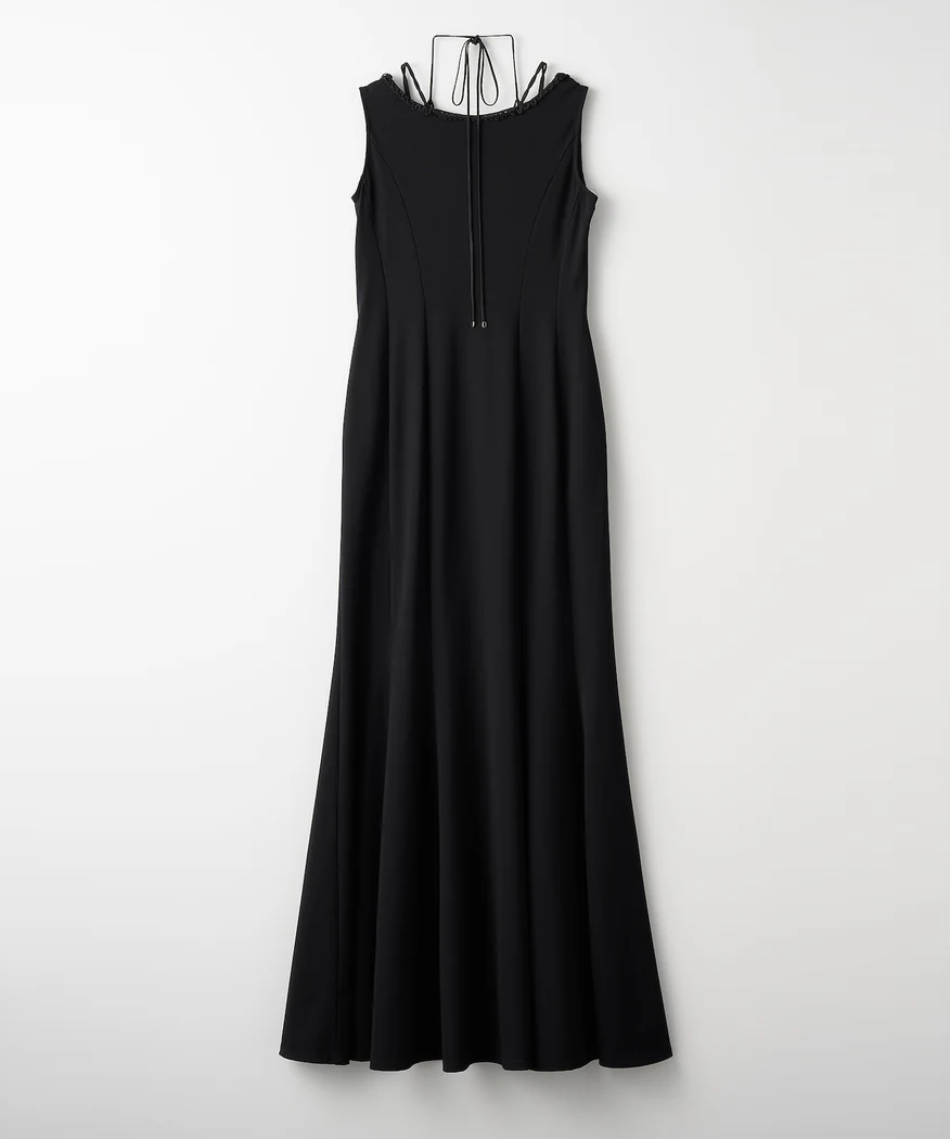 Vine embroidered jersey dress MURRAL