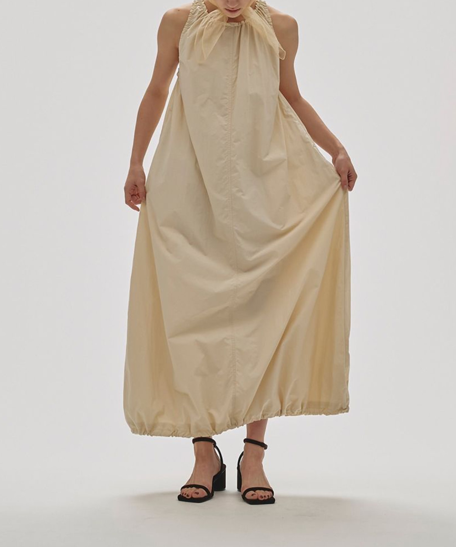 Gather Balloon Dress TODAYFUL