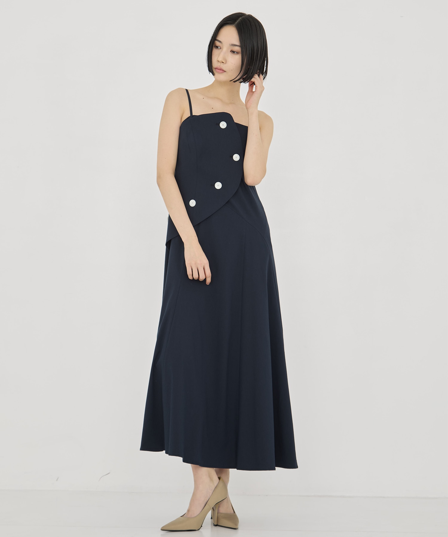 Nicole slip dress AKIRANAKA