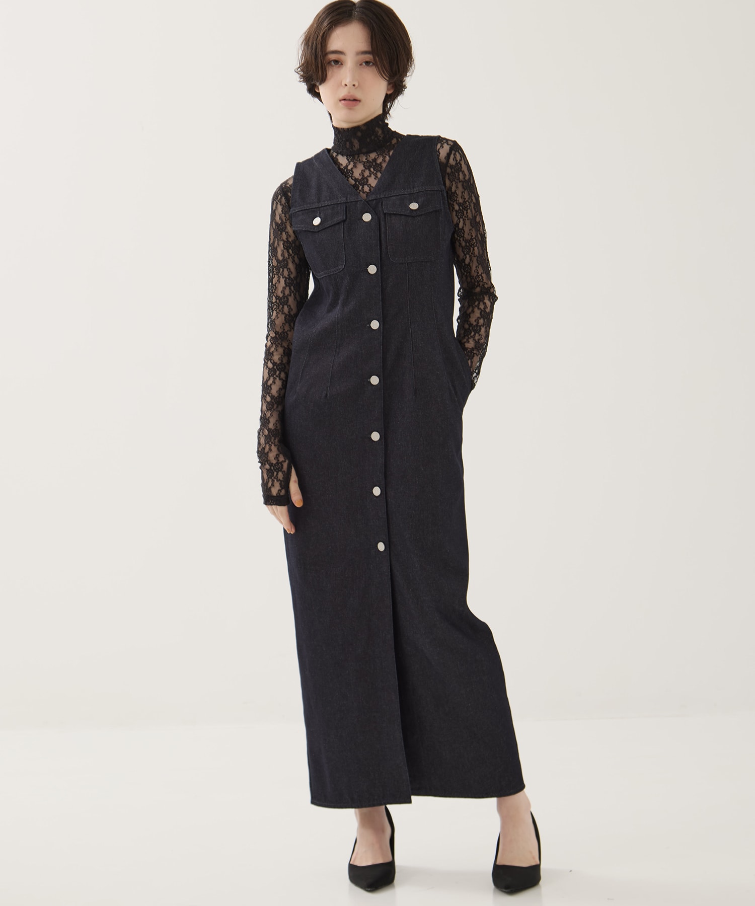 LADY DENIM N/S ONEPIECE CLANE