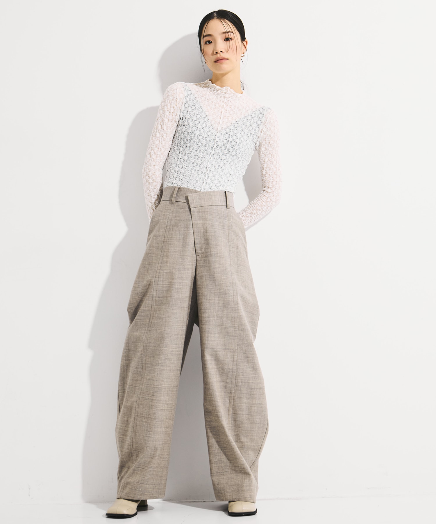Stretch Lace Skin Top STUDIOUS