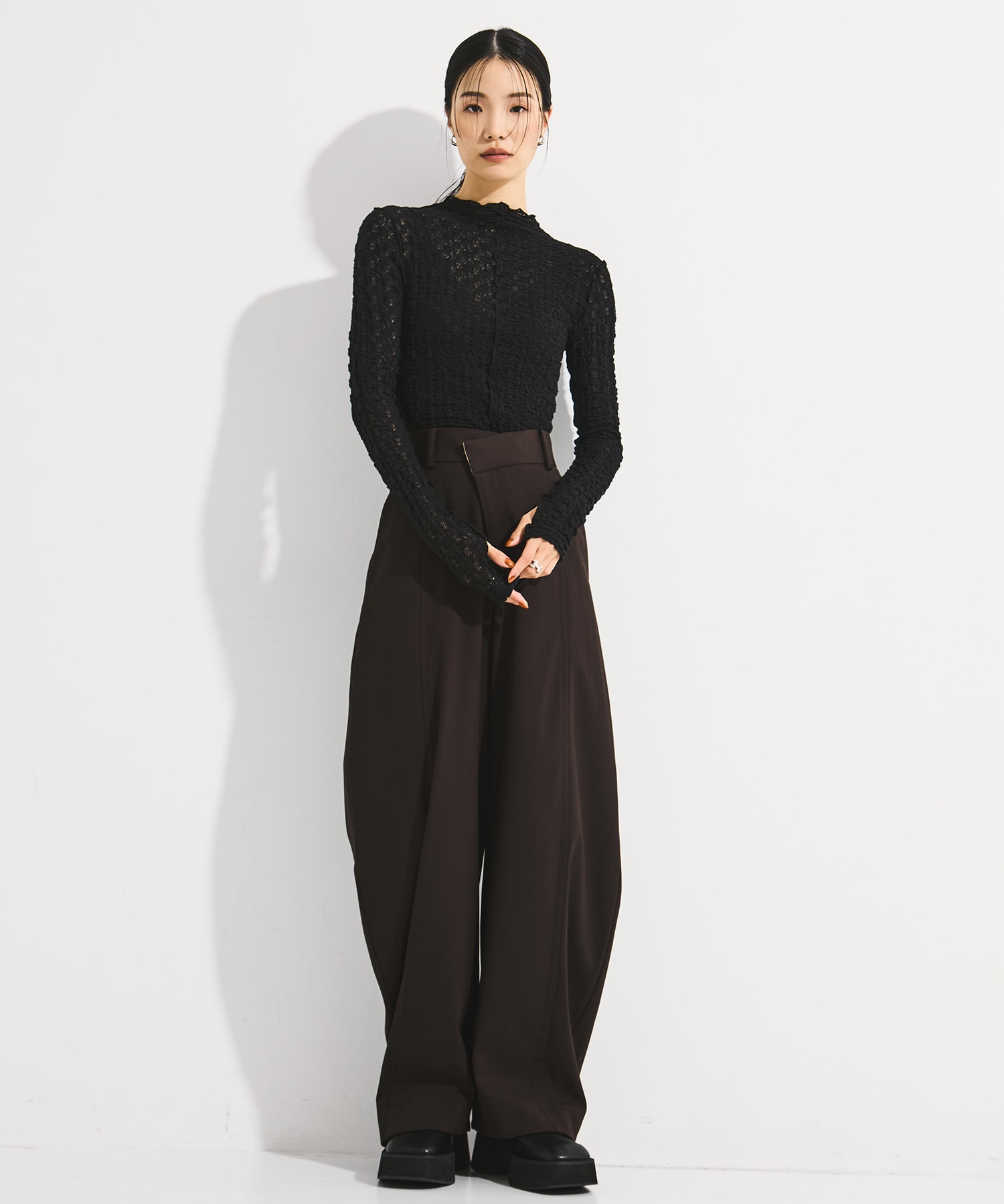 Stretch Lace Skin Top STUDIOUS