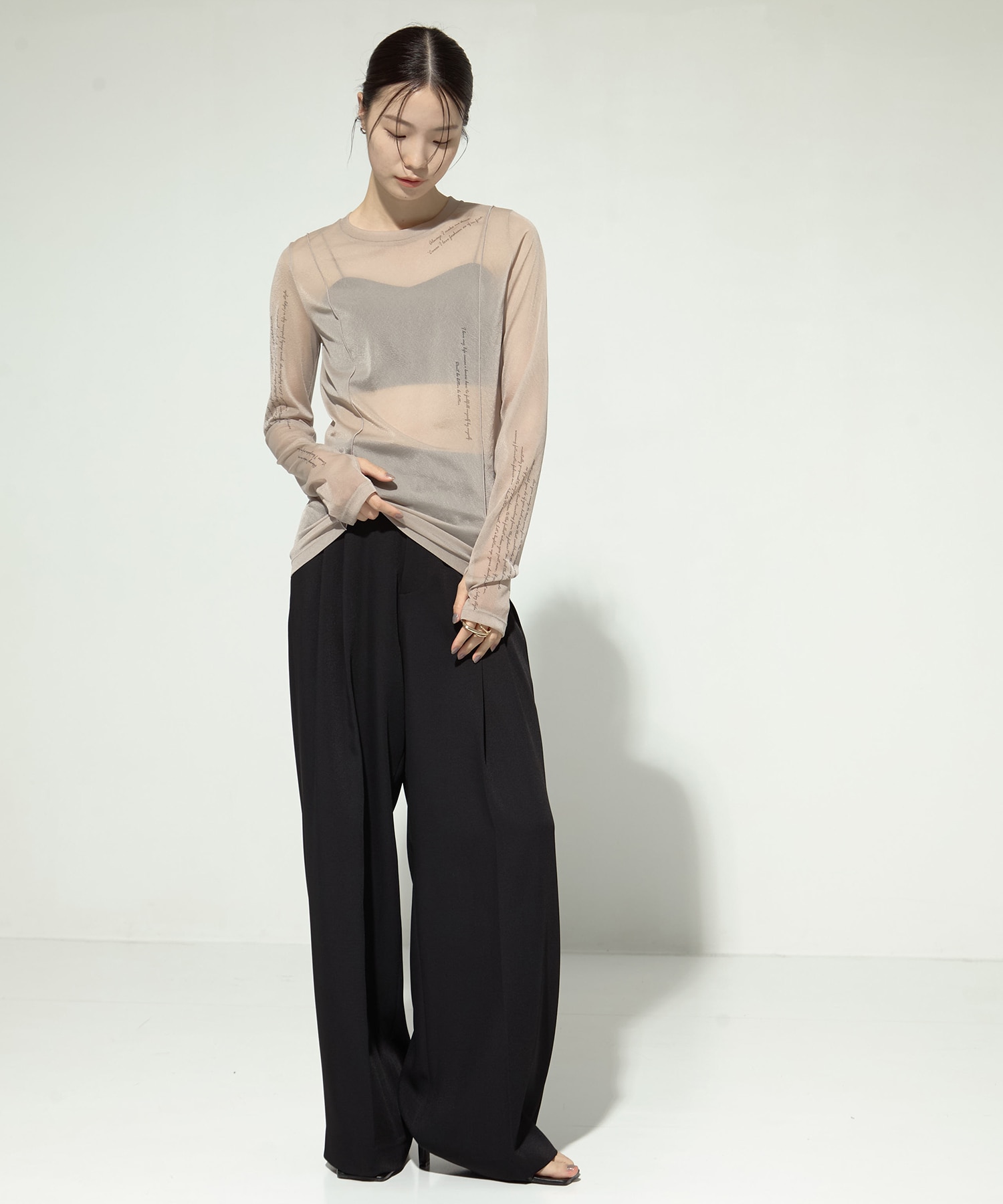 Tattoo Skin Mesh Top STUDIOUS