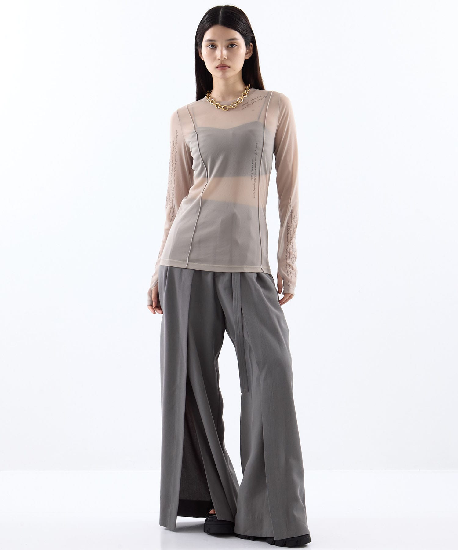 Tattoo Skin Mesh Top 