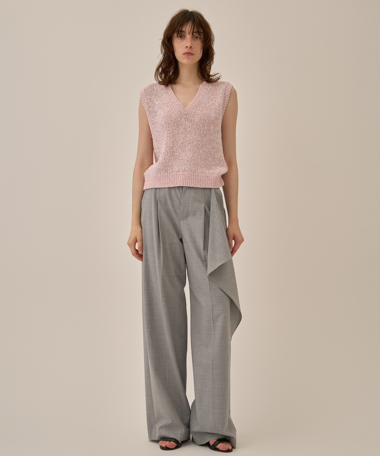 Lila Sequinned knit pullover AKIRANAKA