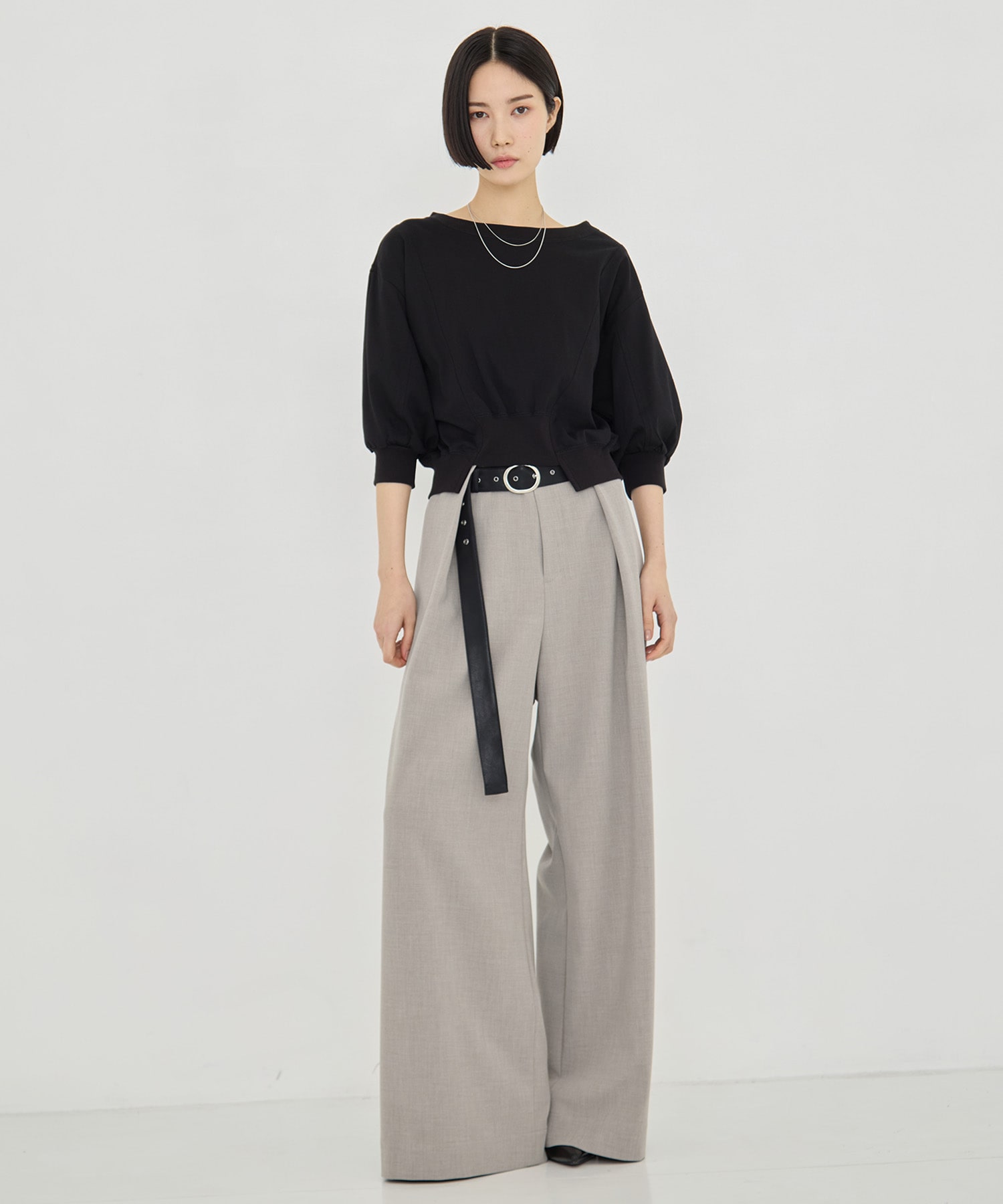 2WAY VOLUME SLEEVE TOPS STUDIOUS