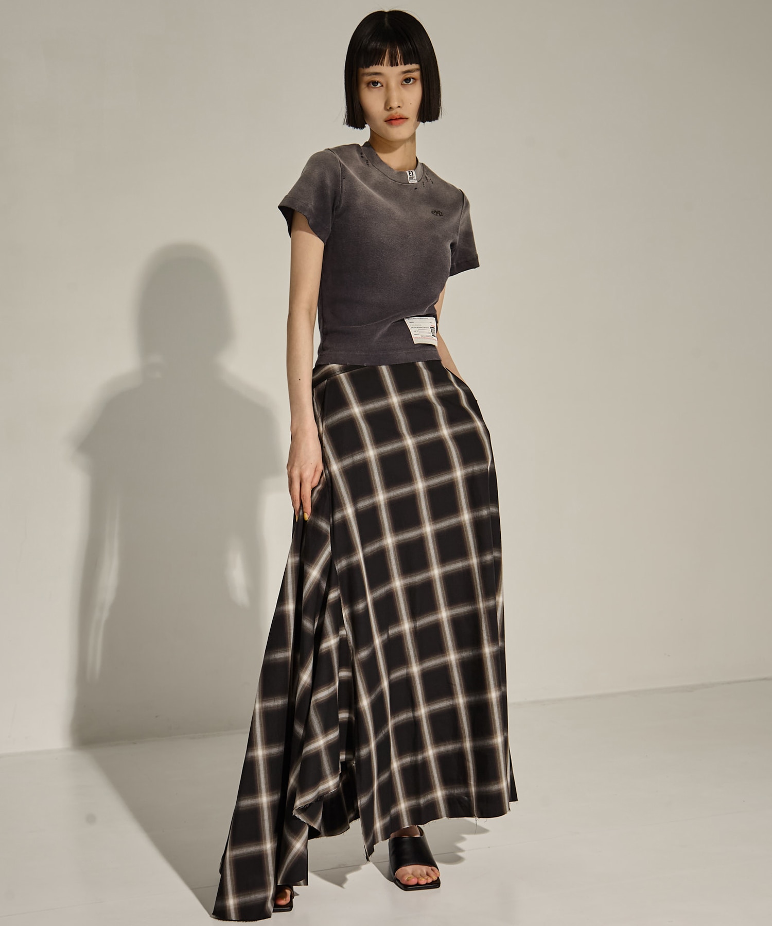 SUN FADED MINI TEE Maison MIHARA YASUHIRO