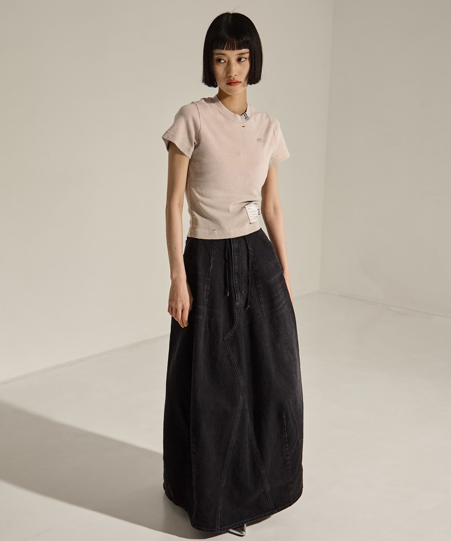 SUN FADED MINI TEE Maison MIHARA YASUHIRO