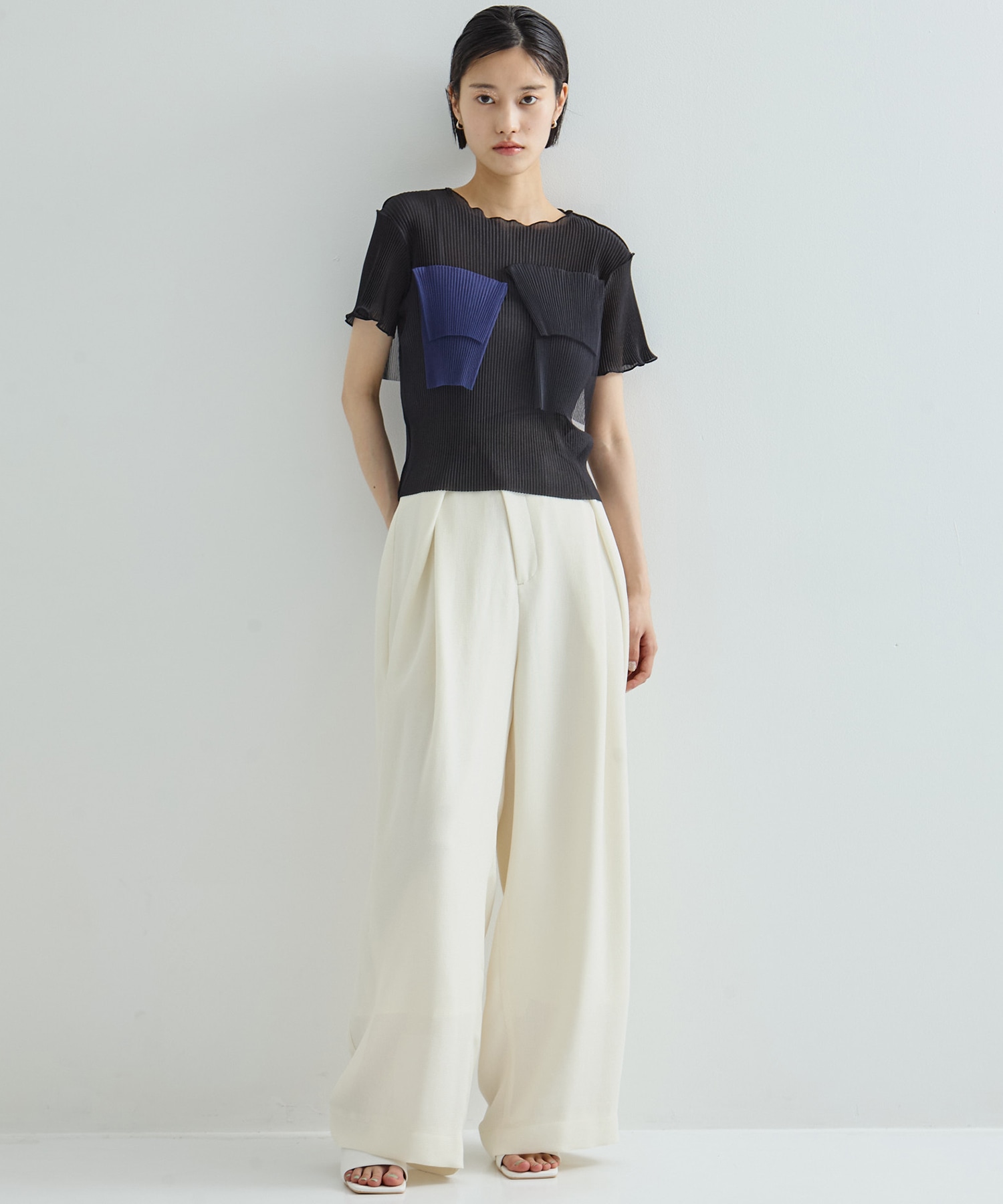 別注SHEER SHORT SLEEVE TOP kotohayokozawa