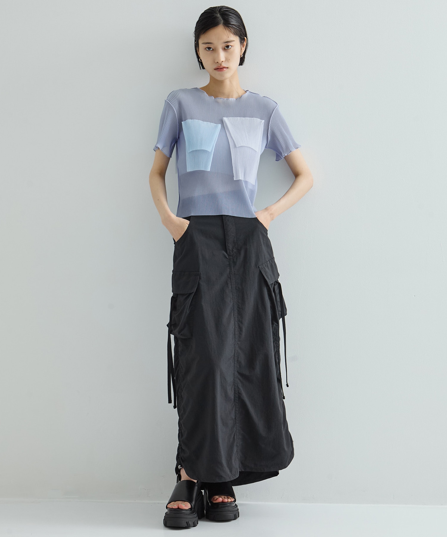 別注SHEER SHORT SLEEVE TOP kotohayokozawa