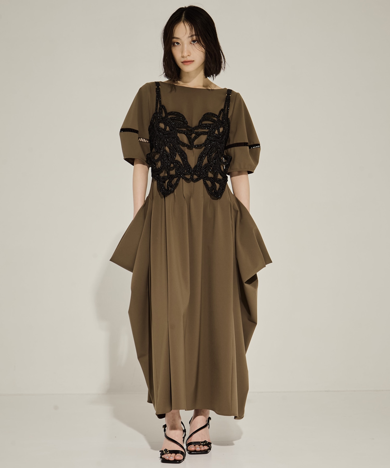 Embroidery Metalic Camisole MUKASA