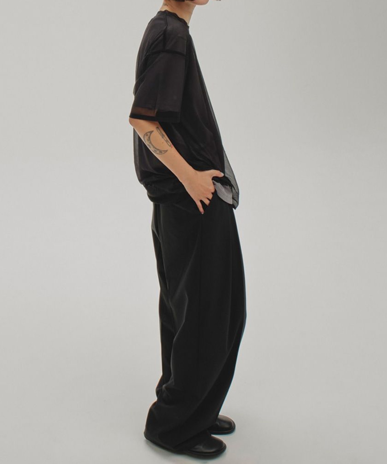 Halfsleeve Sheer T-shirts TODAYFUL