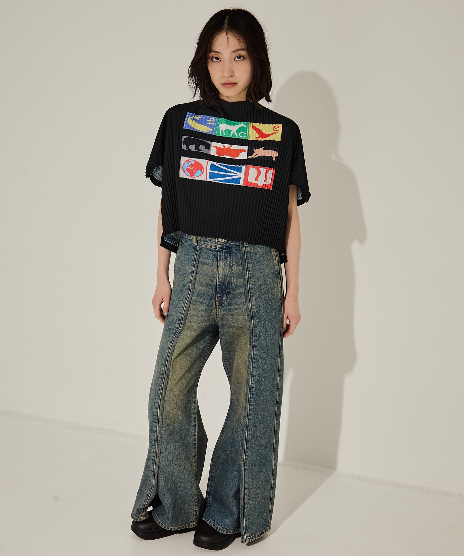 Pleats T-shirt YOHEI OHNO