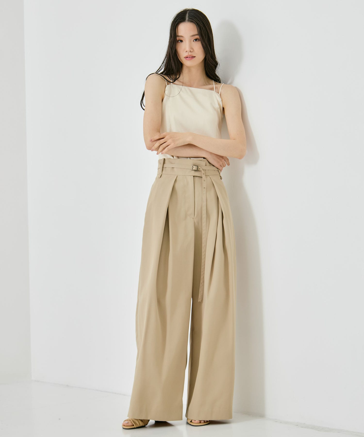 Back Asymmetry Chino Pants STUDIOUS