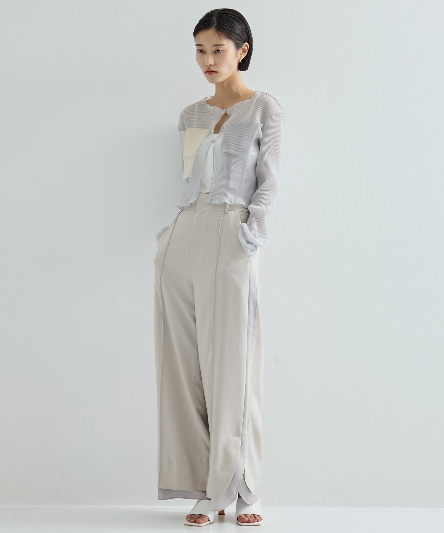 Sheer Layered Trousers STUDIOUS
